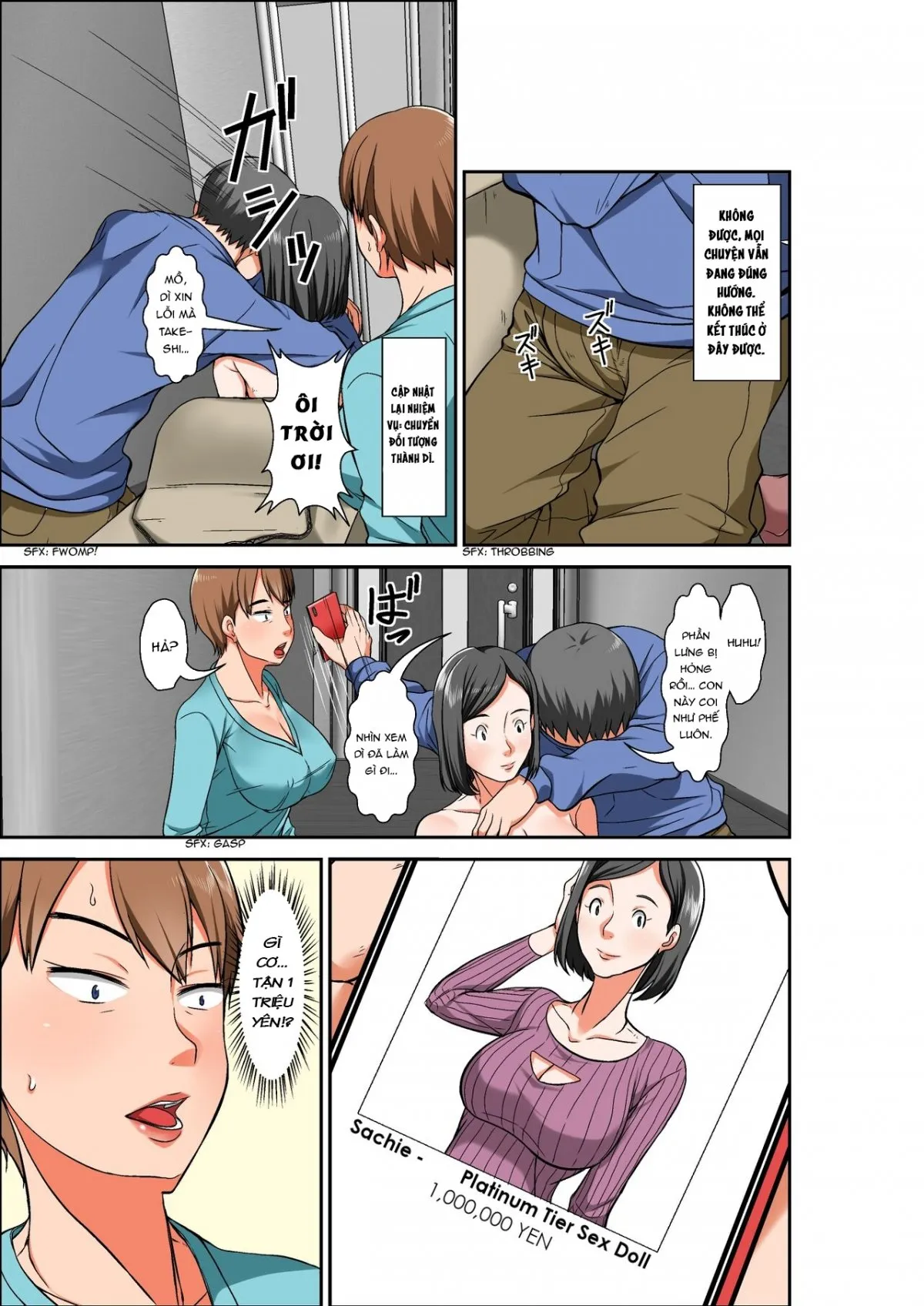 HentaiVN.net - Ảnh 12 - Mẹ và dì [Musuko ni Dakareru Chou Binkan Taishitsu no Hahaoya to Oba;Musuko no Kyokon no Toriko ni Natte Shimatta Chou Binkan Taishitsu no Okaa-san;Hahaoya to SEX shiyou to shitara cho binkan taishitsu no oba ga wana ni kakatta hanashi] - Chap 1