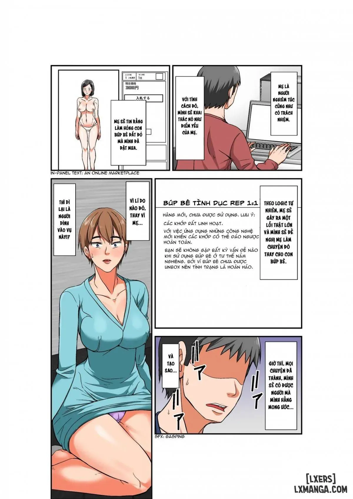 HentaiVN.net - Ảnh 11 - Mẹ và dì [Musuko ni Dakareru Chou Binkan Taishitsu no Hahaoya to Oba;Musuko no Kyokon no Toriko ni Natte Shimatta Chou Binkan Taishitsu no Okaa-san;Hahaoya to SEX shiyou to shitara cho binkan taishitsu no oba ga wana ni kakatta hanashi] - Chapter 1