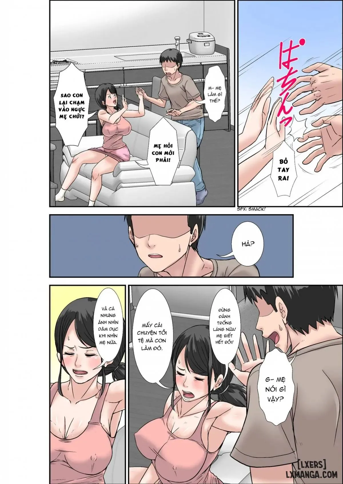 HentaiVN.net - Ảnh 25 - Mẹ và dì [Musuko ni Dakareru Chou Binkan Taishitsu no Hahaoya to Oba;Musuko no Kyokon no Toriko ni Natte Shimatta Chou Binkan Taishitsu no Okaa-san;Hahaoya to SEX shiyou to shitara cho binkan taishitsu no oba ga wana ni kakatta hanashi] - Chapter 2 END