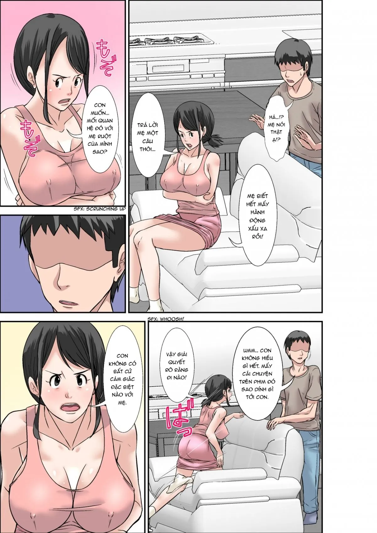 HentaiVN.net - Ảnh 26 - Mẹ và dì [Musuko ni Dakareru Chou Binkan Taishitsu no Hahaoya to Oba;Musuko no Kyokon no Toriko ni Natte Shimatta Chou Binkan Taishitsu no Okaa-san;Hahaoya to SEX shiyou to shitara cho binkan taishitsu no oba ga wana ni kakatta hanashi] - Chap 3