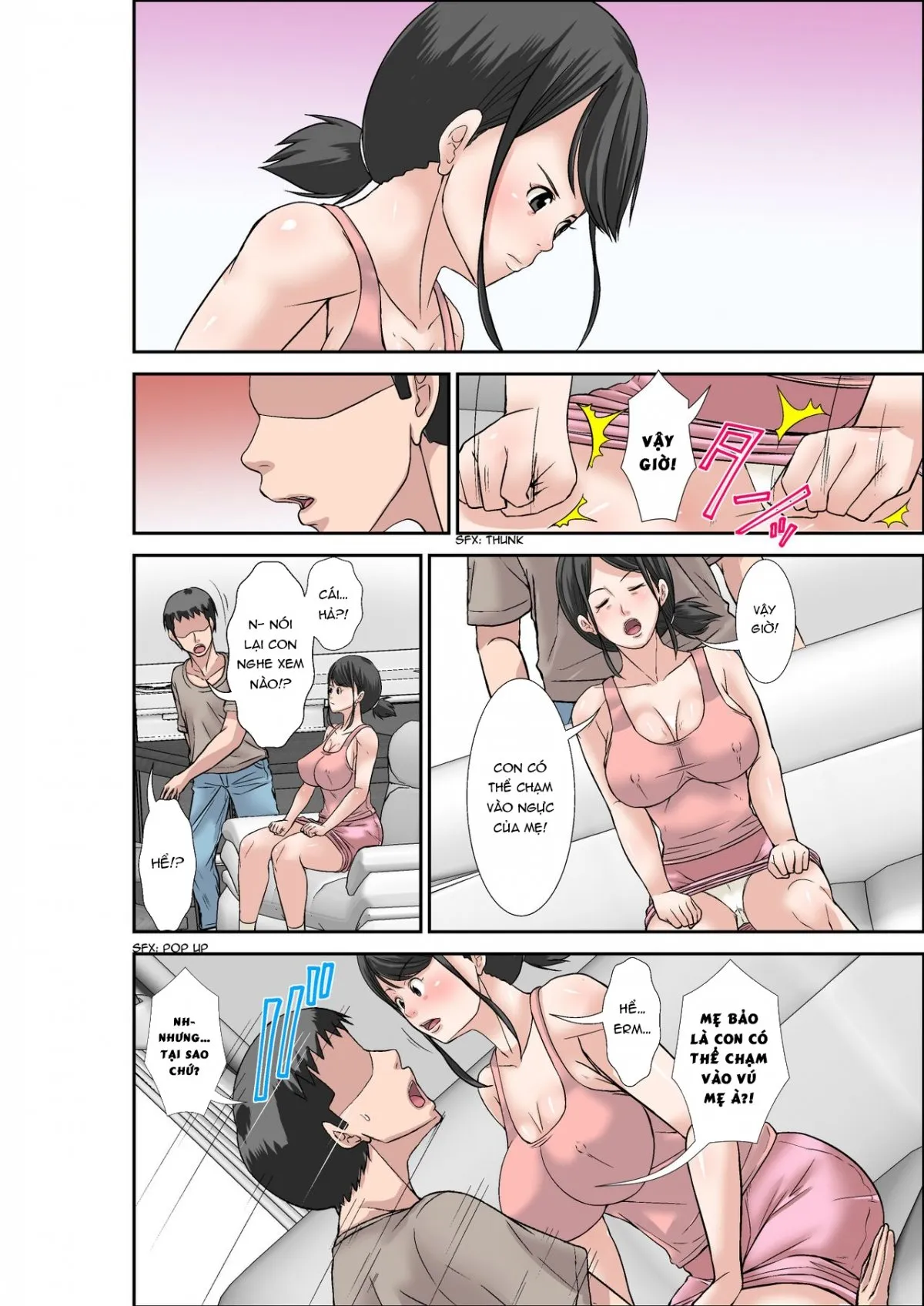 HentaiVN.net - Ảnh 27 - Mẹ và dì [Musuko ni Dakareru Chou Binkan Taishitsu no Hahaoya to Oba;Musuko no Kyokon no Toriko ni Natte Shimatta Chou Binkan Taishitsu no Okaa-san;Hahaoya to SEX shiyou to shitara cho binkan taishitsu no oba ga wana ni kakatta hanashi] - Chap 3