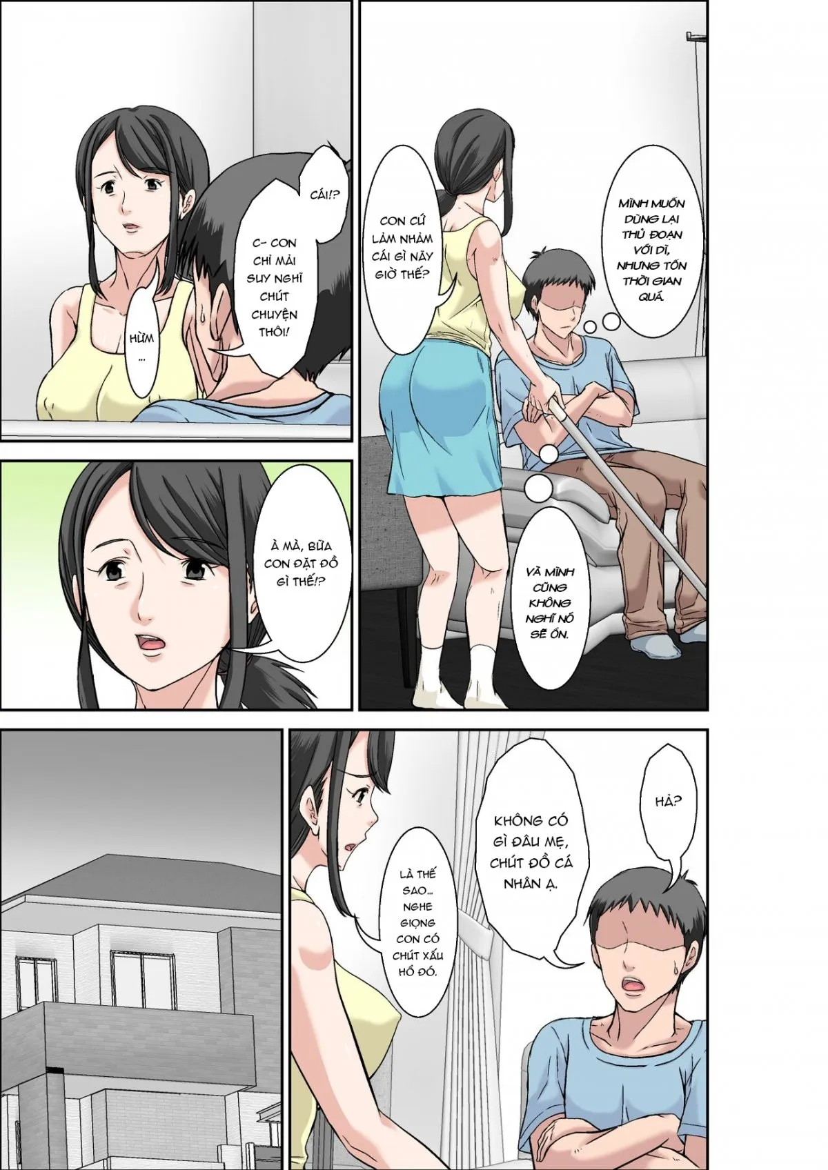 HentaiVN.net - Ảnh 4 - Mẹ và dì [Musuko ni Dakareru Chou Binkan Taishitsu no Hahaoya to Oba;Musuko no Kyokon no Toriko ni Natte Shimatta Chou Binkan Taishitsu no Okaa-san;Hahaoya to SEX shiyou to shitara cho binkan taishitsu no oba ga wana ni kakatta hanashi] - Chap 3
