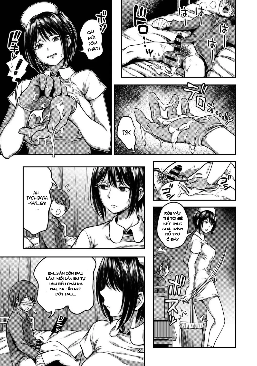 HentaiVN.net - Ảnh 11 - Khu chiết xuất tinh dịch [Sakusei Byoutou ~Seikaku Saiaku no Nurse shika Inai Byouin de Shasei Kanri Seikatsu~ ; Semen Extraction Ward ~Life in a hospital where a nurse with a cruel personality manages your orgasms~] - Tachibana chap 1