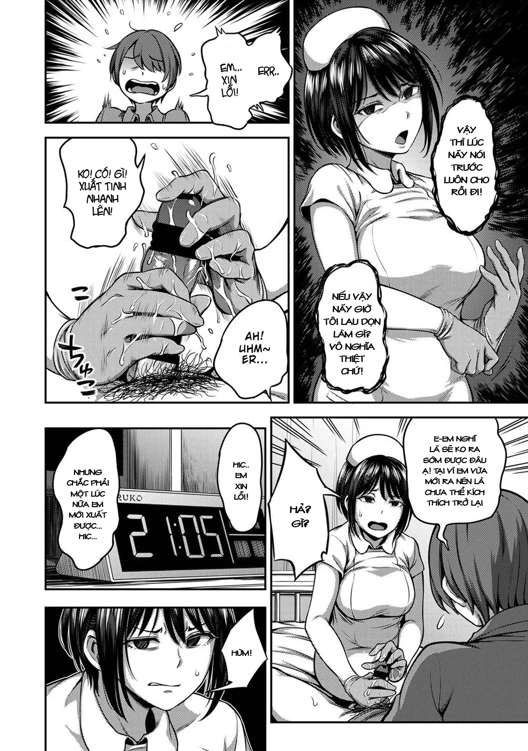 HentaiVN.net - Ảnh 12 - Khu chiết xuất tinh dịch [Sakusei Byoutou ~Seikaku Saiaku no Nurse shika Inai Byouin de Shasei Kanri Seikatsu~ ; Semen Extraction Ward ~Life in a hospital where a nurse with a cruel personality manages your orgasms~] - Tachibana chap 1