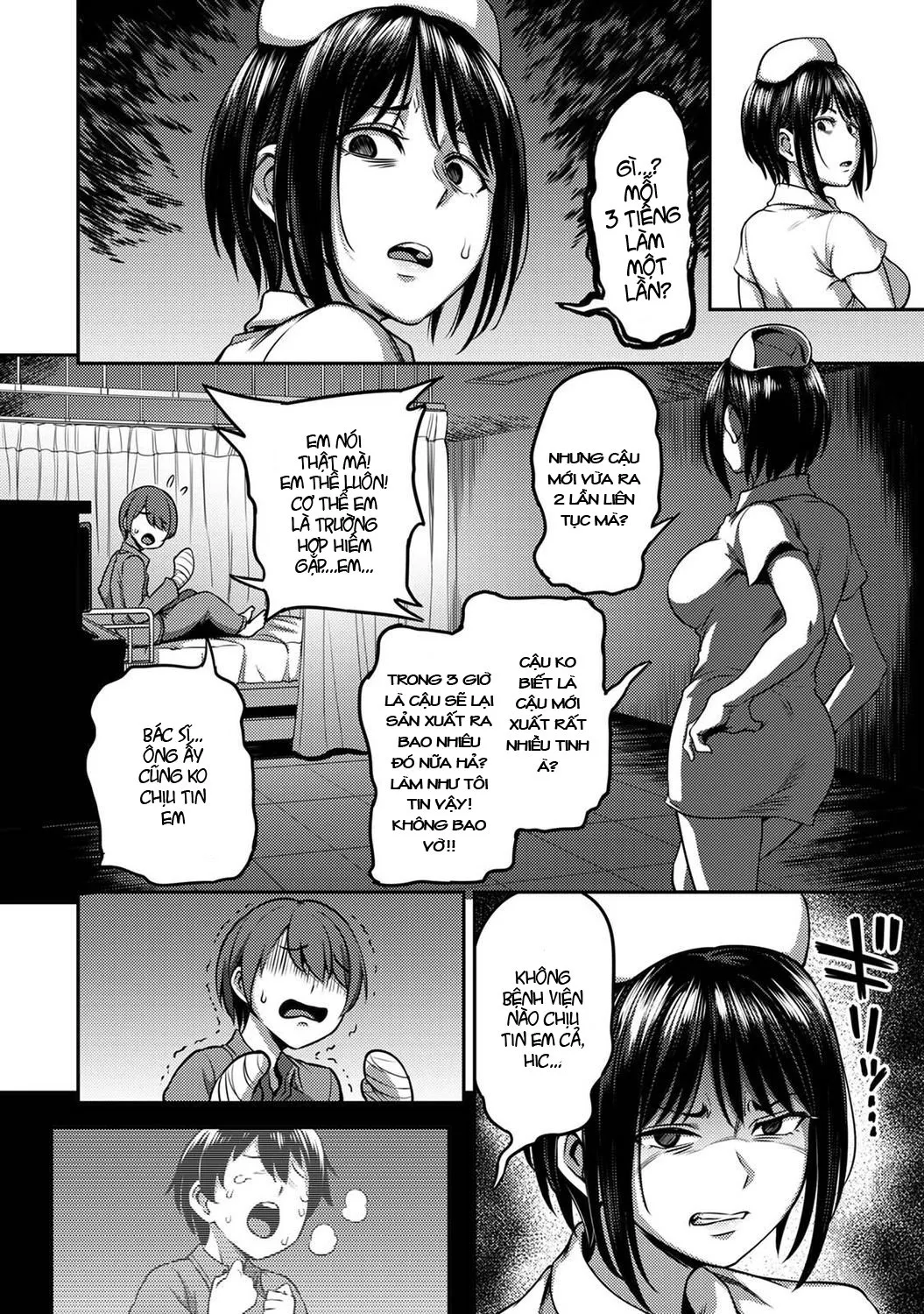 HentaiVN.net - Ảnh 16 - Khu chiết xuất tinh dịch [Sakusei Byoutou ~Seikaku Saiaku no Nurse shika Inai Byouin de Shasei Kanri Seikatsu~ ; Semen Extraction Ward ~Life in a hospital where a nurse with a cruel personality manages your orgasms~] - Tachibana chap 1