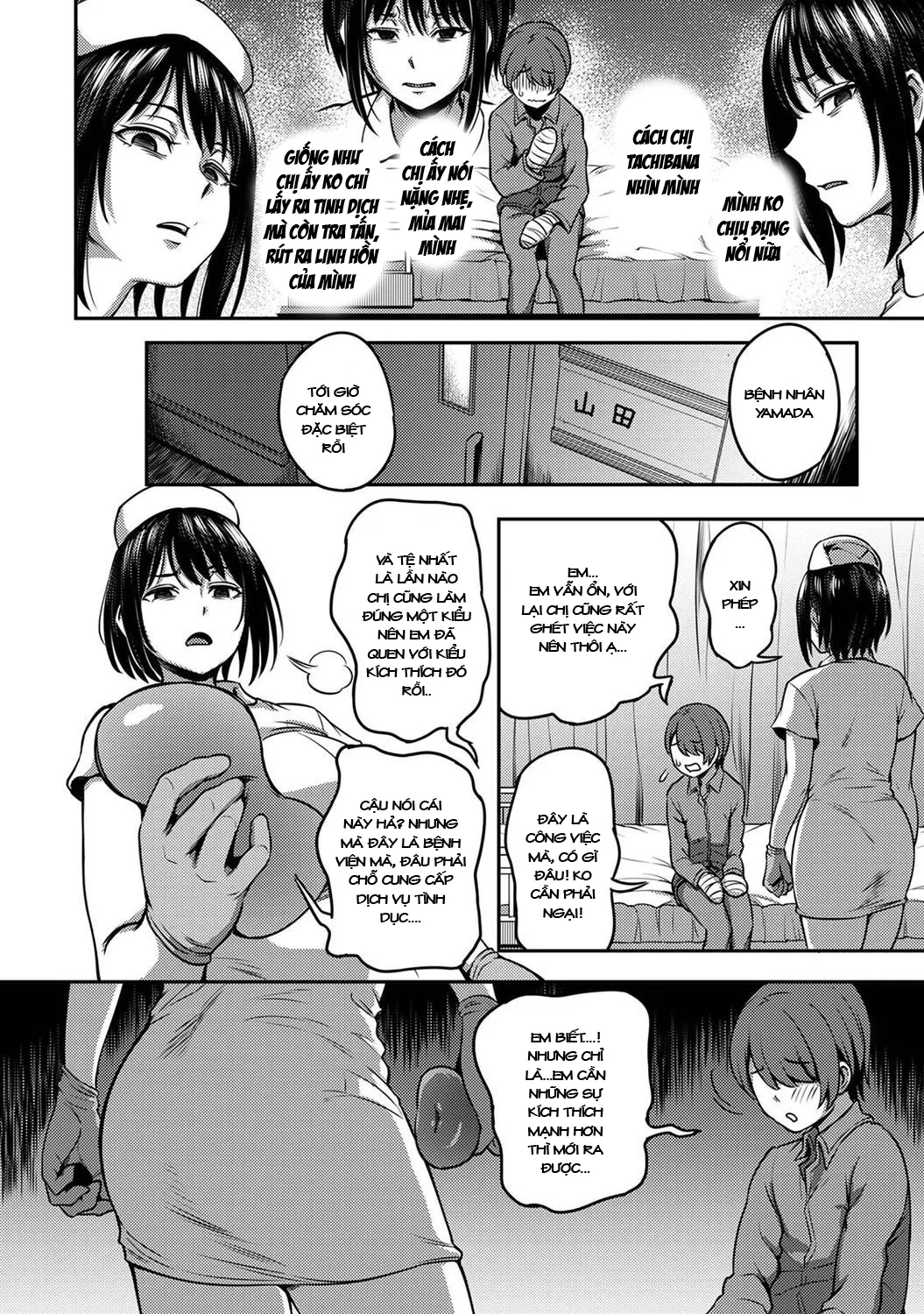 HentaiVN.net - Ảnh 26 - Khu chiết xuất tinh dịch [Sakusei Byoutou ~Seikaku Saiaku no Nurse shika Inai Byouin de Shasei Kanri Seikatsu~ ; Semen Extraction Ward ~Life in a hospital where a nurse with a cruel personality manages your orgasms~] - Tachibana chap 1