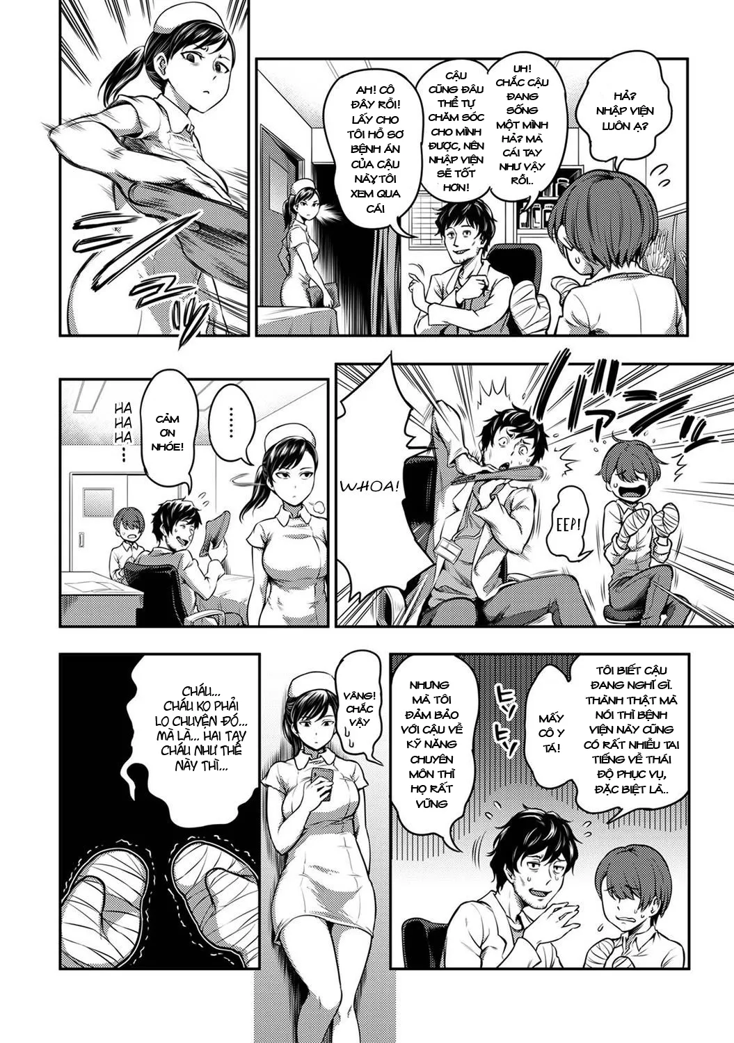 HentaiVN.net - Ảnh 4 - Khu chiết xuất tinh dịch [Sakusei Byoutou ~Seikaku Saiaku no Nurse shika Inai Byouin de Shasei Kanri Seikatsu~ ; Semen Extraction Ward ~Life in a hospital where a nurse with a cruel personality manages your orgasms~] - Tachibana chap 1