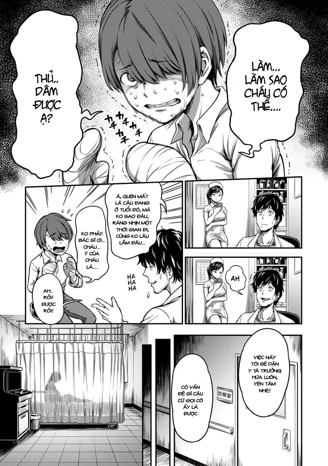 HentaiVN.net - Ảnh 5 - Khu chiết xuất tinh dịch [Sakusei Byoutou ~Seikaku Saiaku no Nurse shika Inai Byouin de Shasei Kanri Seikatsu~ ; Semen Extraction Ward ~Life in a hospital where a nurse with a cruel personality manages your orgasms~] - Tachibana chap 1