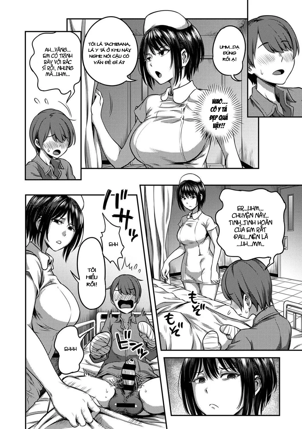 HentaiVN.net - Ảnh 8 - Khu chiết xuất tinh dịch [Sakusei Byoutou ~Seikaku Saiaku no Nurse shika Inai Byouin de Shasei Kanri Seikatsu~ ; Semen Extraction Ward ~Life in a hospital where a nurse with a cruel personality manages your orgasms~] - Tachibana chap 1