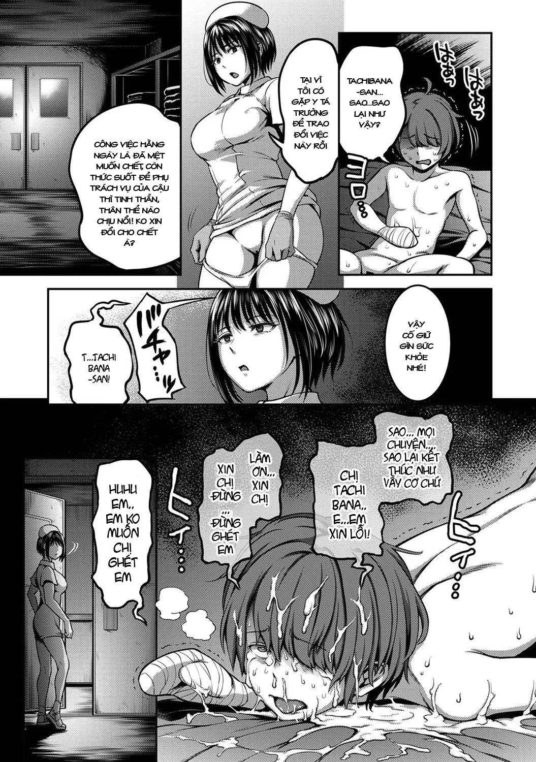 HentaiVN.net - Ảnh 35 - Khu chiết xuất tinh dịch [Sakusei Byoutou ~Seikaku Saiaku no Nurse shika Inai Byouin de Shasei Kanri Seikatsu~ ; Semen Extraction Ward ~Life in a hospital where a nurse with a cruel personality manages your orgasms~] - Tachibana chap 2