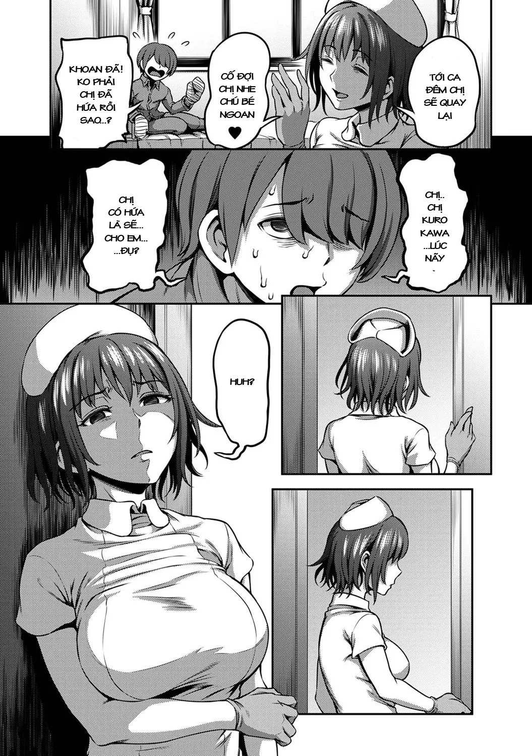 HentaiVN.net - Ảnh 15 - Khu chiết xuất tinh dịch [Sakusei Byoutou ~Seikaku Saiaku no Nurse shika Inai Byouin de Shasei Kanri Seikatsu~ ; Semen Extraction Ward ~Life in a hospital where a nurse with a cruel personality manages your orgasms~] - Kurokawa chap 1