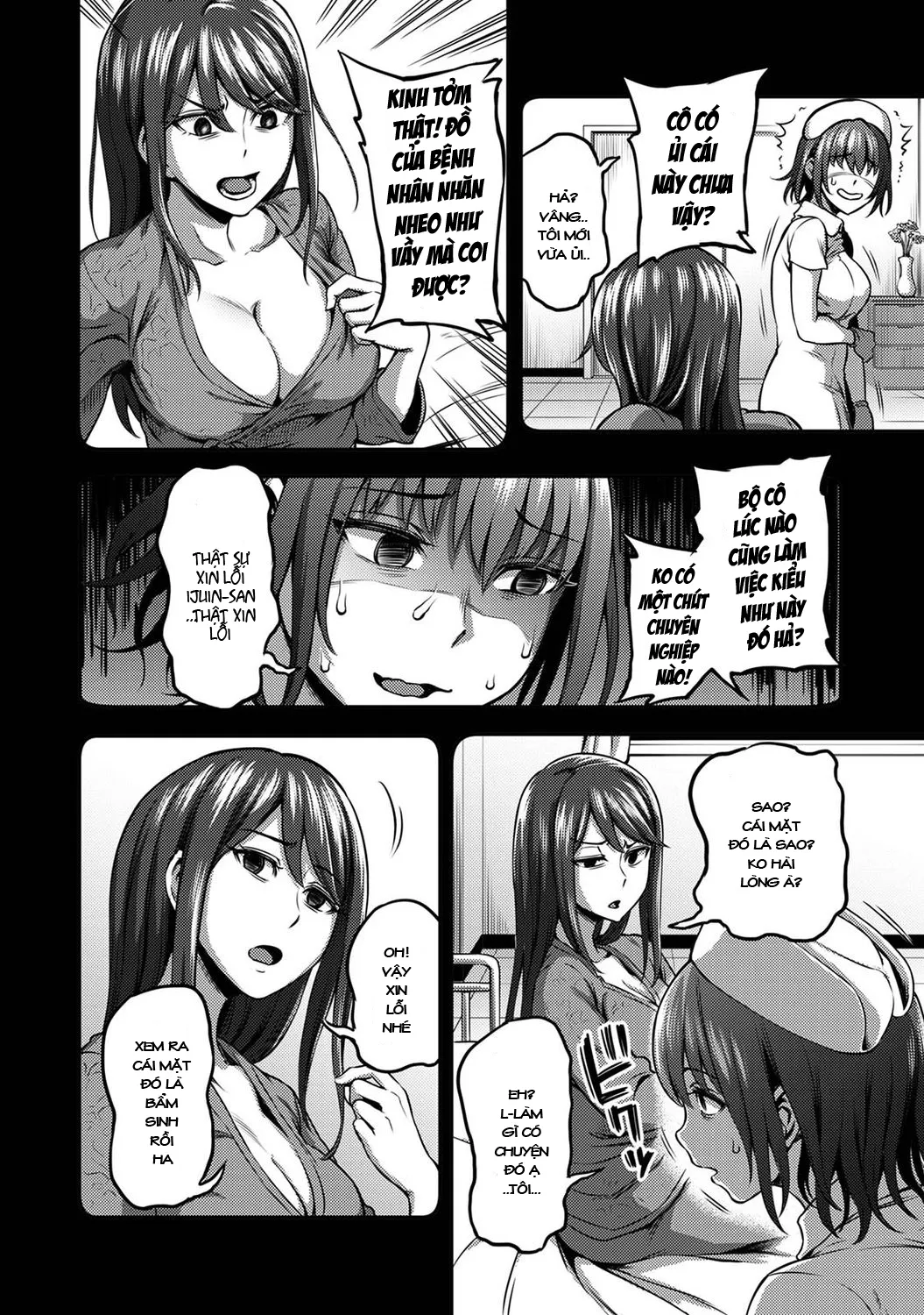 HentaiVN.net - Ảnh 20 - Khu chiết xuất tinh dịch [Sakusei Byoutou ~Seikaku Saiaku no Nurse shika Inai Byouin de Shasei Kanri Seikatsu~ ; Semen Extraction Ward ~Life in a hospital where a nurse with a cruel personality manages your orgasms~] - Kurokawa chap 1