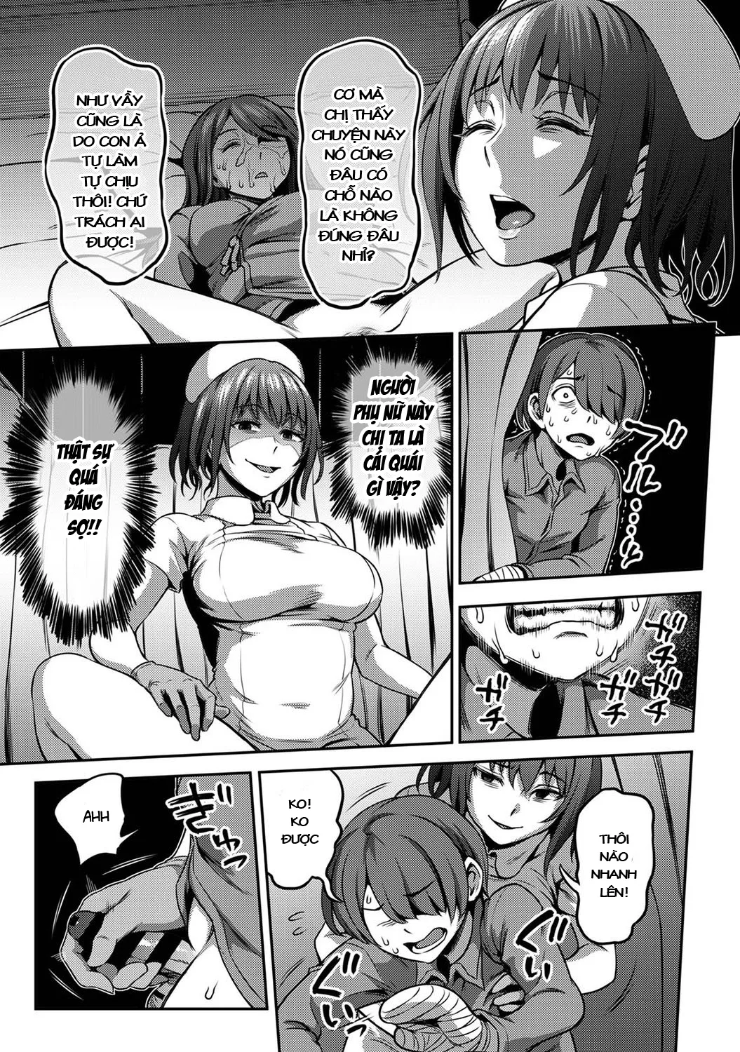 HentaiVN.net - Ảnh 29 - Khu chiết xuất tinh dịch [Sakusei Byoutou ~Seikaku Saiaku no Nurse shika Inai Byouin de Shasei Kanri Seikatsu~ ; Semen Extraction Ward ~Life in a hospital where a nurse with a cruel personality manages your orgasms~] - Kurokawa chap 1