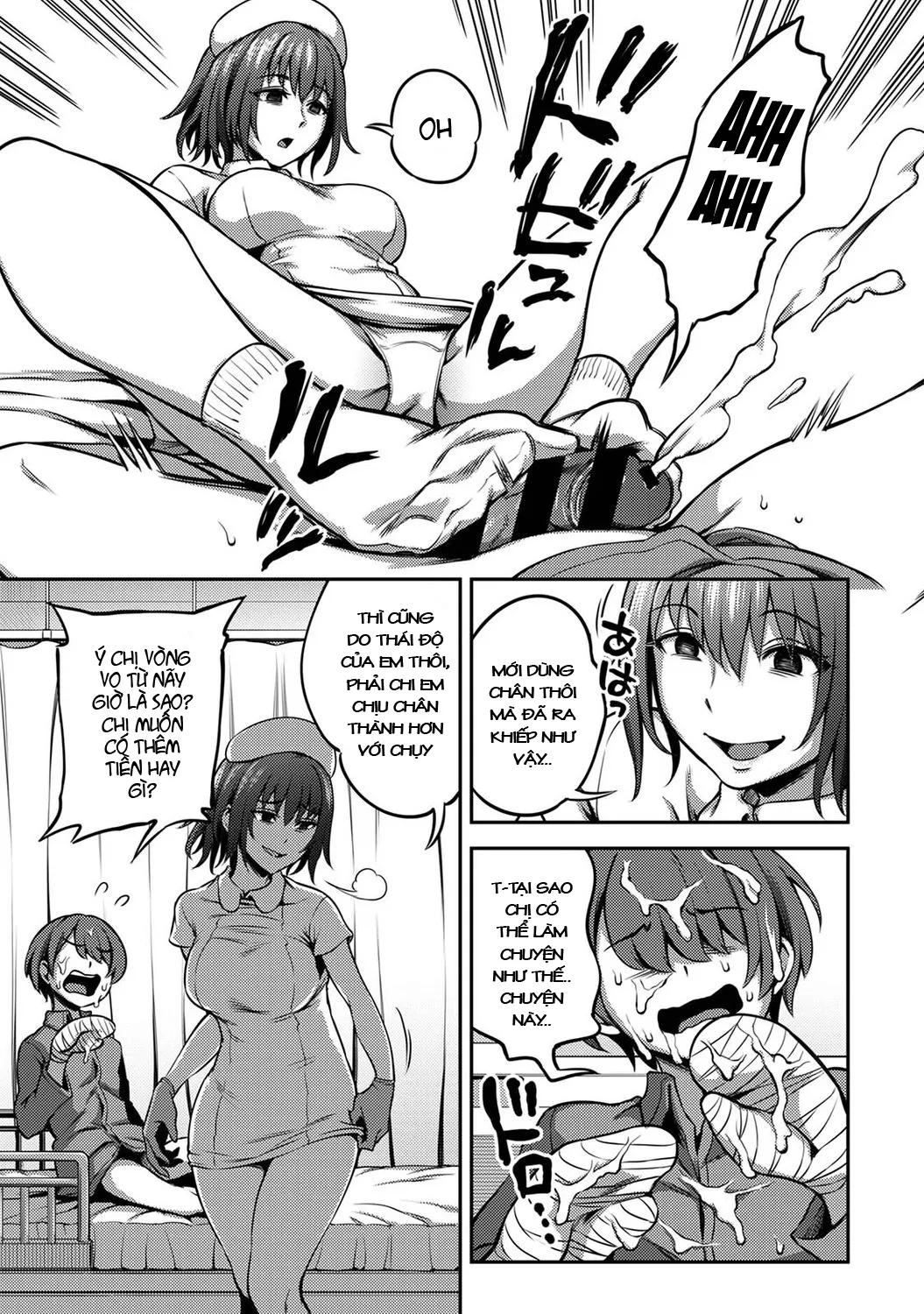 HentaiVN.net - Ảnh 9 - Khu chiết xuất tinh dịch [Sakusei Byoutou ~Seikaku Saiaku no Nurse shika Inai Byouin de Shasei Kanri Seikatsu~ ; Semen Extraction Ward ~Life in a hospital where a nurse with a cruel personality manages your orgasms~] - Kurokawa chap 1