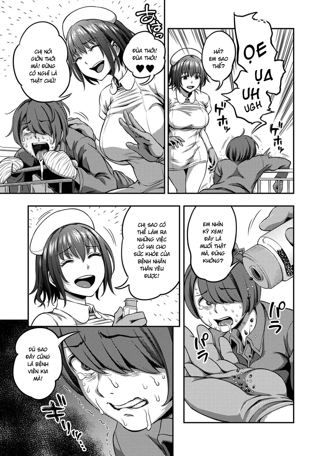 HentaiVN.net - Ảnh 13 - Khu chiết xuất tinh dịch [Sakusei Byoutou ~Seikaku Saiaku no Nurse shika Inai Byouin de Shasei Kanri Seikatsu~ ; Semen Extraction Ward ~Life in a hospital where a nurse with a cruel personality manages your orgasms~] - Kurokawa chap 2