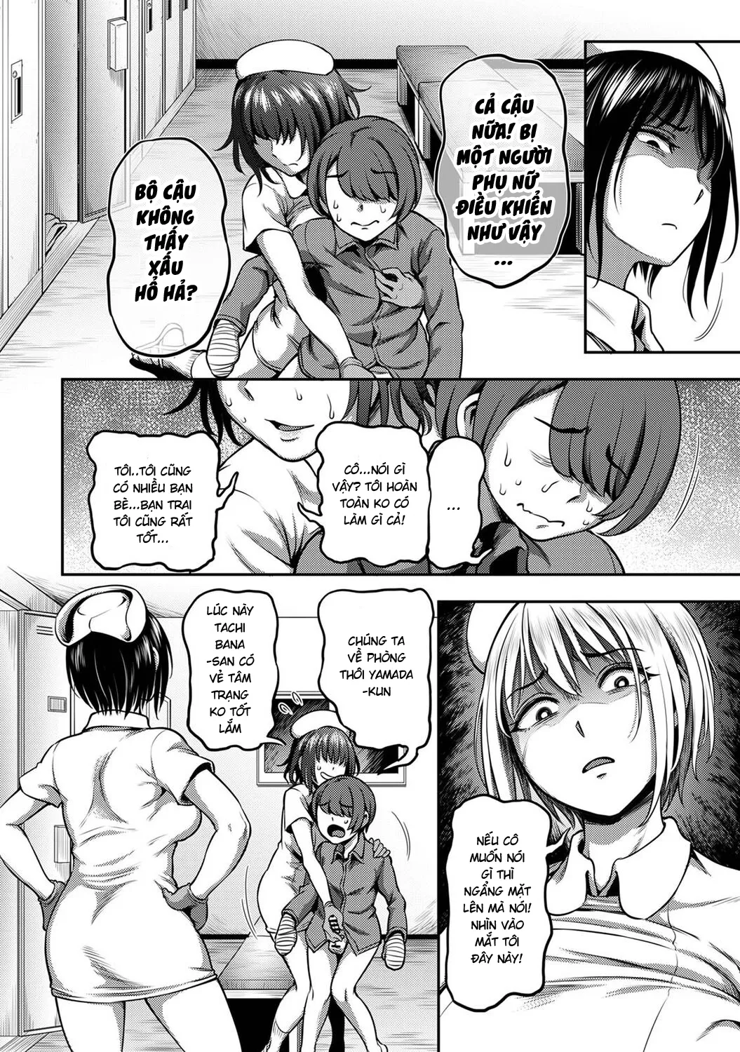 HentaiVN.net - Ảnh 28 - Khu chiết xuất tinh dịch [Sakusei Byoutou ~Seikaku Saiaku no Nurse shika Inai Byouin de Shasei Kanri Seikatsu~ ; Semen Extraction Ward ~Life in a hospital where a nurse with a cruel personality manages your orgasms~] - Kurokawa chap 2