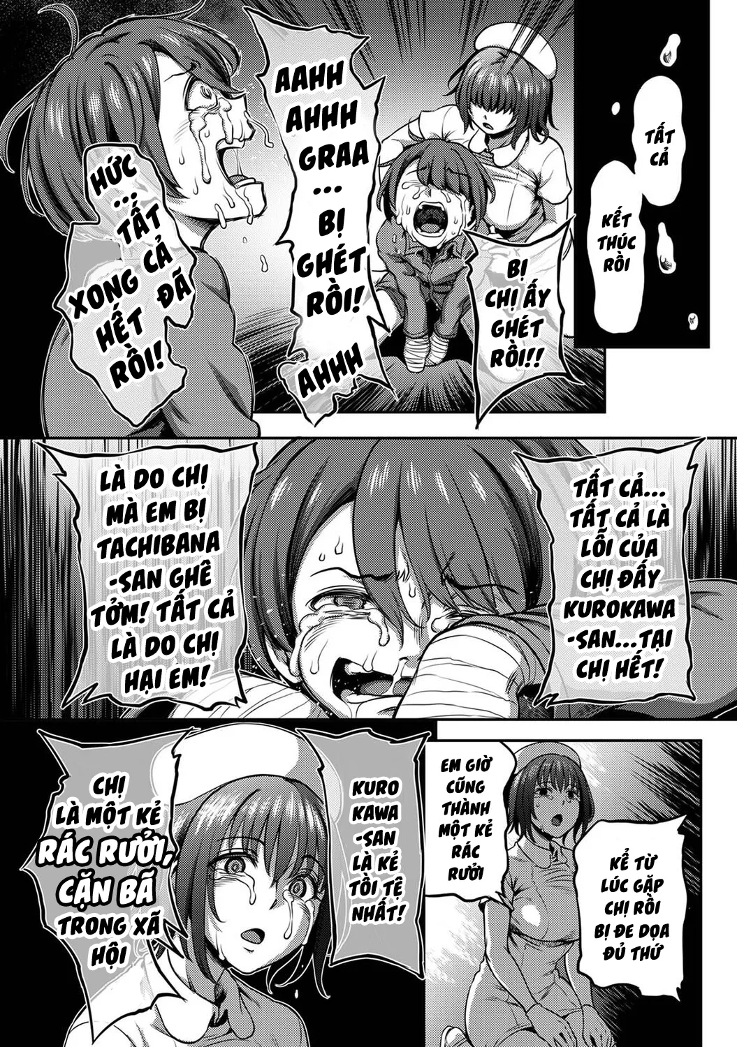 HentaiVN.net - Ảnh 32 - Khu chiết xuất tinh dịch [Sakusei Byoutou ~Seikaku Saiaku no Nurse shika Inai Byouin de Shasei Kanri Seikatsu~ ; Semen Extraction Ward ~Life in a hospital where a nurse with a cruel personality manages your orgasms~] - Kurokawa chap 2