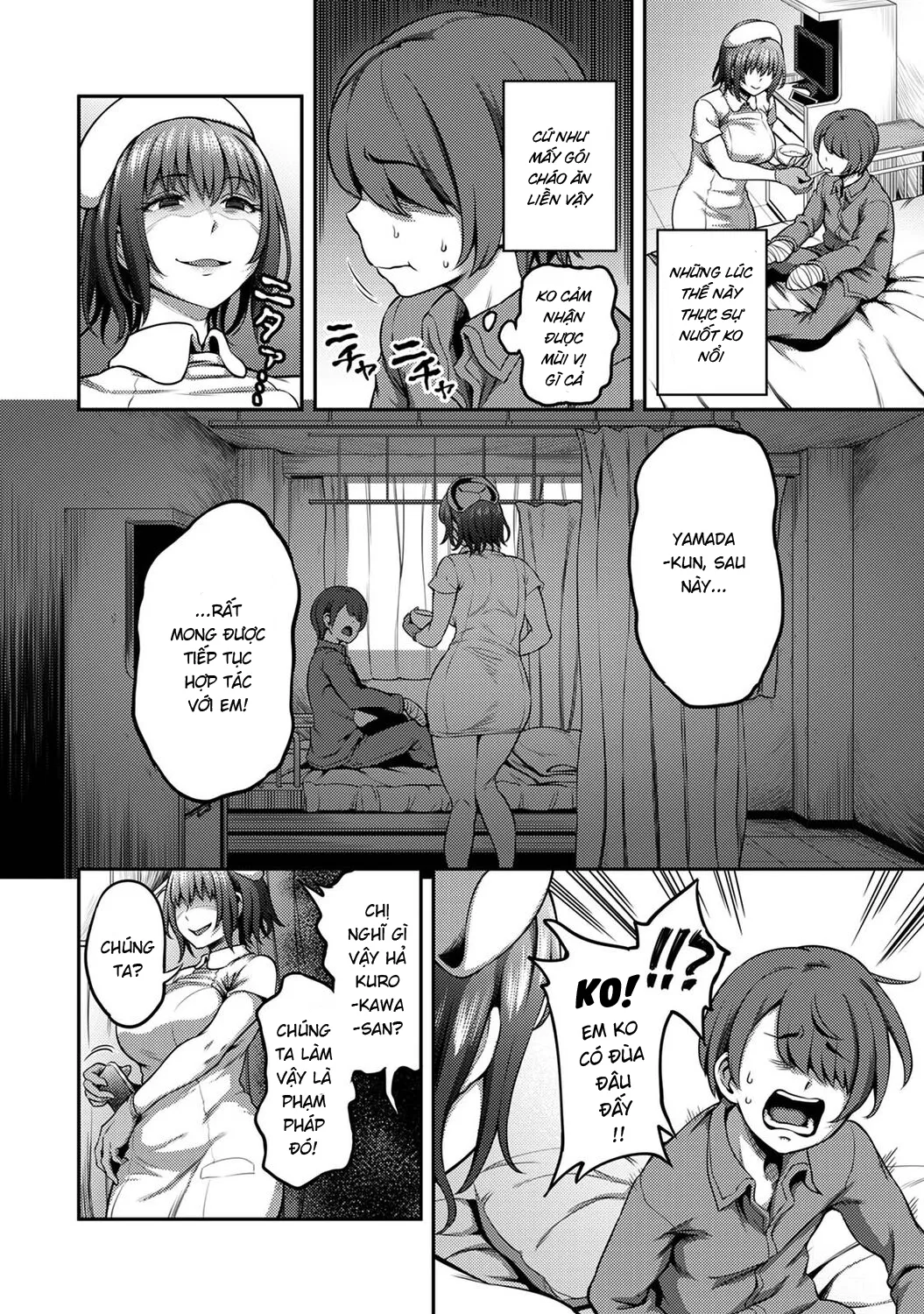 HentaiVN.net - Ảnh 8 - Khu chiết xuất tinh dịch [Sakusei Byoutou ~Seikaku Saiaku no Nurse shika Inai Byouin de Shasei Kanri Seikatsu~ ; Semen Extraction Ward ~Life in a hospital where a nurse with a cruel personality manages your orgasms~] - Kurokawa chap 2