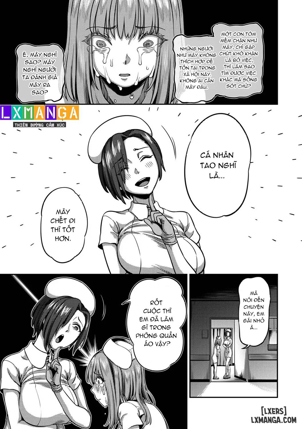 HentaiVN.net - Ảnh 10 - Khu chiết xuất tinh dịch [Sakusei Byoutou ~Seikaku Saiaku no Nurse shika Inai Byouin de Shasei Kanri Seikatsu~ ; Semen Extraction Ward ~Life in a hospital where a nurse with a cruel personality manages your orgasms~] - Chap 3