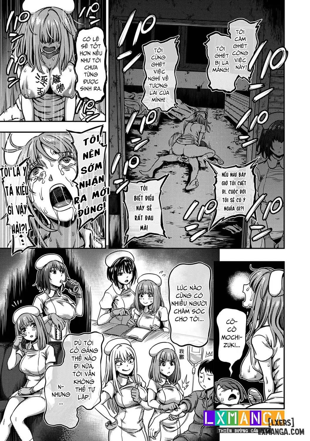 HentaiVN.net - Ảnh 34 - Khu chiết xuất tinh dịch [Sakusei Byoutou ~Seikaku Saiaku no Nurse shika Inai Byouin de Shasei Kanri Seikatsu~ ; Semen Extraction Ward ~Life in a hospital where a nurse with a cruel personality manages your orgasms~] - Chap 3