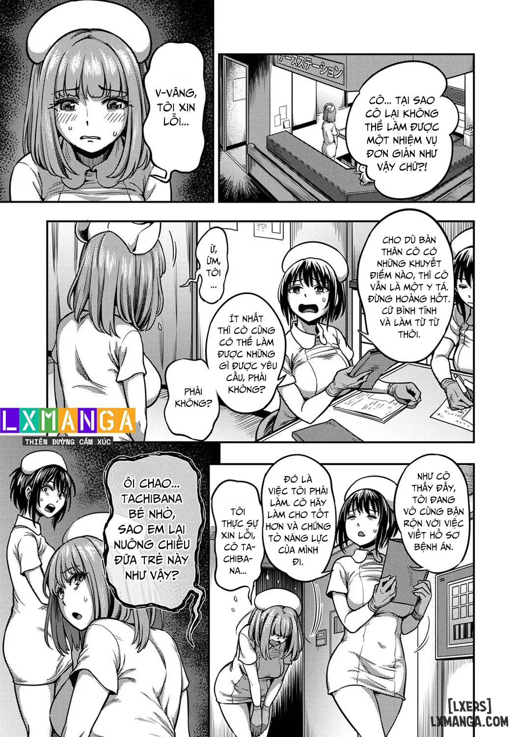 HentaiVN.net - Ảnh 4 - Khu chiết xuất tinh dịch [Sakusei Byoutou ~Seikaku Saiaku no Nurse shika Inai Byouin de Shasei Kanri Seikatsu~ ; Semen Extraction Ward ~Life in a hospital where a nurse with a cruel personality manages your orgasms~] - Chap 3