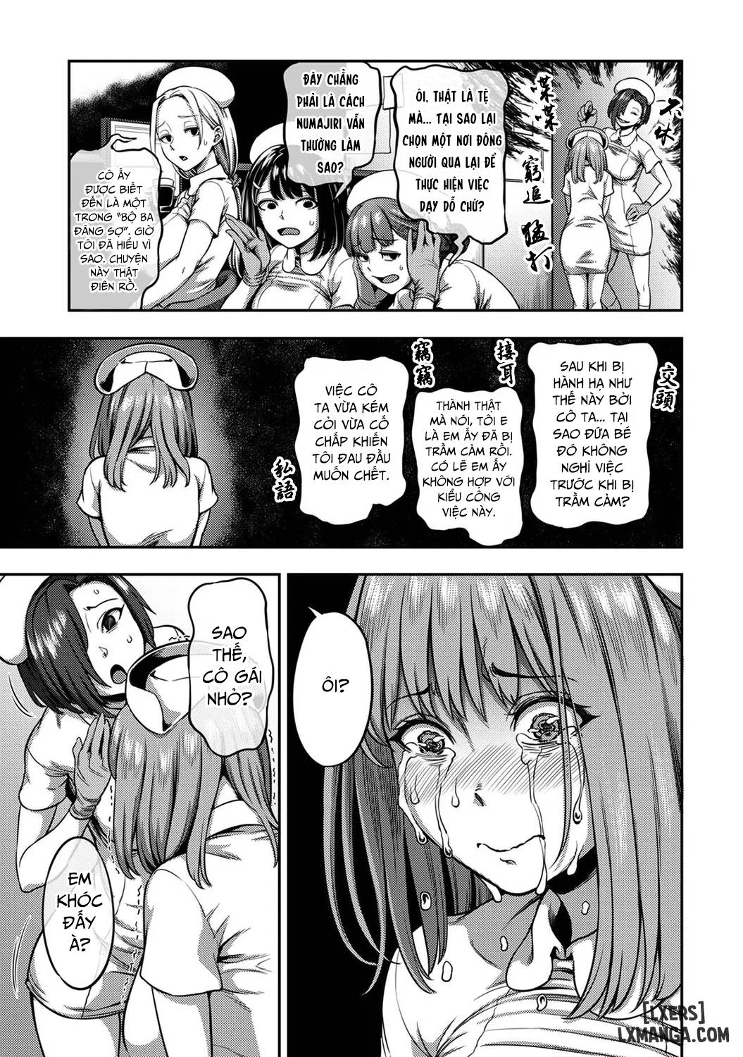 HentaiVN.net - Ảnh 8 - Khu chiết xuất tinh dịch [Sakusei Byoutou ~Seikaku Saiaku no Nurse shika Inai Byouin de Shasei Kanri Seikatsu~ ; Semen Extraction Ward ~Life in a hospital where a nurse with a cruel personality manages your orgasms~] - Chap 3
