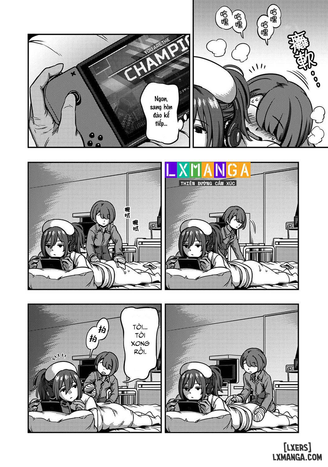 HentaiVN.net - Ảnh 18 - Khu chiết xuất tinh dịch [Sakusei Byoutou ~Seikaku Saiaku no Nurse shika Inai Byouin de Shasei Kanri Seikatsu~ ; Semen Extraction Ward ~Life in a hospital where a nurse with a cruel personality manages your orgasms~] - Chap 4