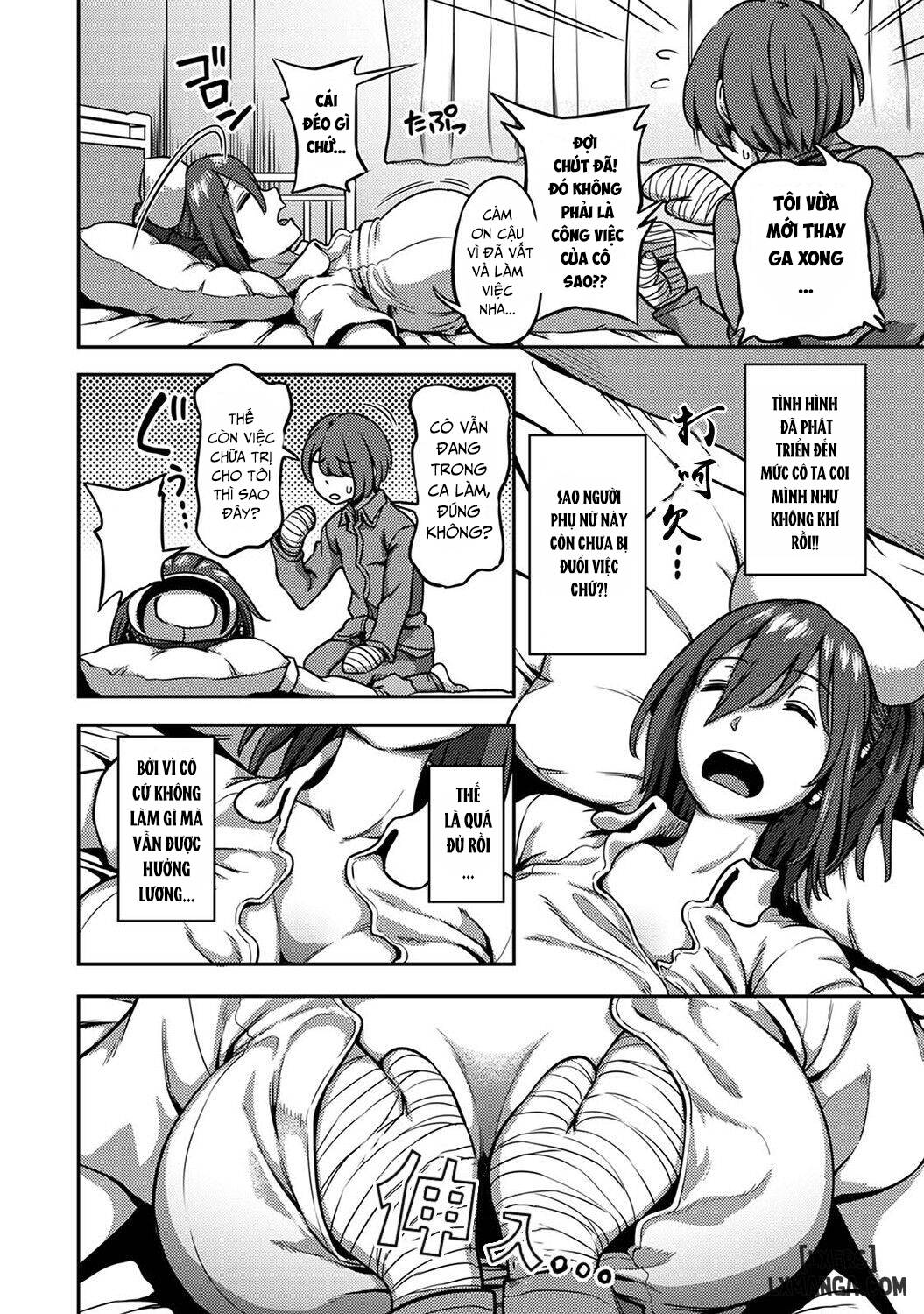 HentaiVN.net - Ảnh 20 - Khu chiết xuất tinh dịch [Sakusei Byoutou ~Seikaku Saiaku no Nurse shika Inai Byouin de Shasei Kanri Seikatsu~ ; Semen Extraction Ward ~Life in a hospital where a nurse with a cruel personality manages your orgasms~] - Chap 4