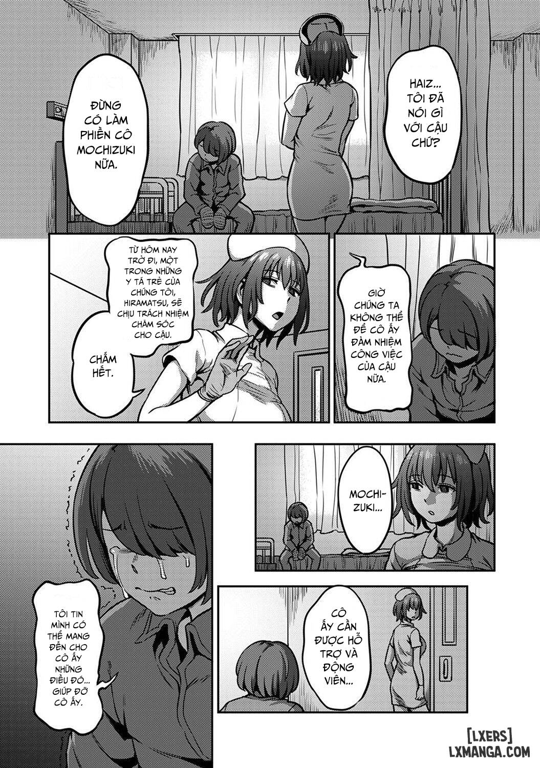 HentaiVN.net - Ảnh 4 - Khu chiết xuất tinh dịch [Sakusei Byoutou ~Seikaku Saiaku no Nurse shika Inai Byouin de Shasei Kanri Seikatsu~ ; Semen Extraction Ward ~Life in a hospital where a nurse with a cruel personality manages your orgasms~] - Chap 4