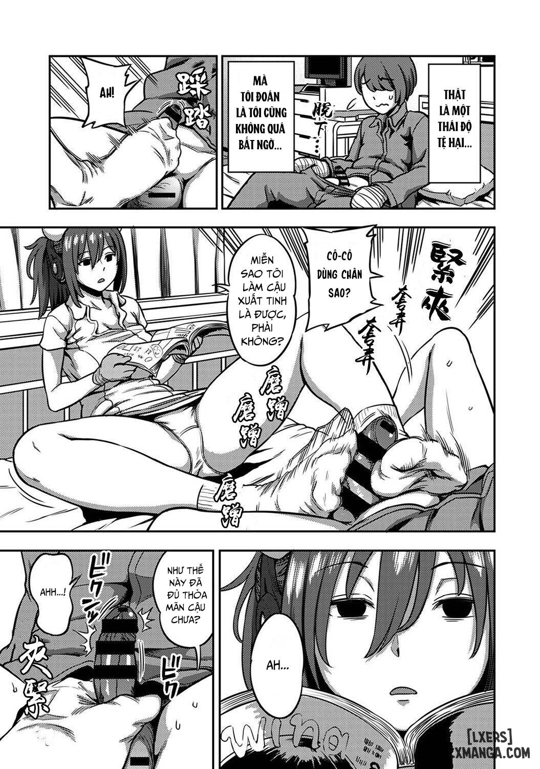 HentaiVN.net - Ảnh 8 - Khu chiết xuất tinh dịch [Sakusei Byoutou ~Seikaku Saiaku no Nurse shika Inai Byouin de Shasei Kanri Seikatsu~ ; Semen Extraction Ward ~Life in a hospital where a nurse with a cruel personality manages your orgasms~] - Chap 4