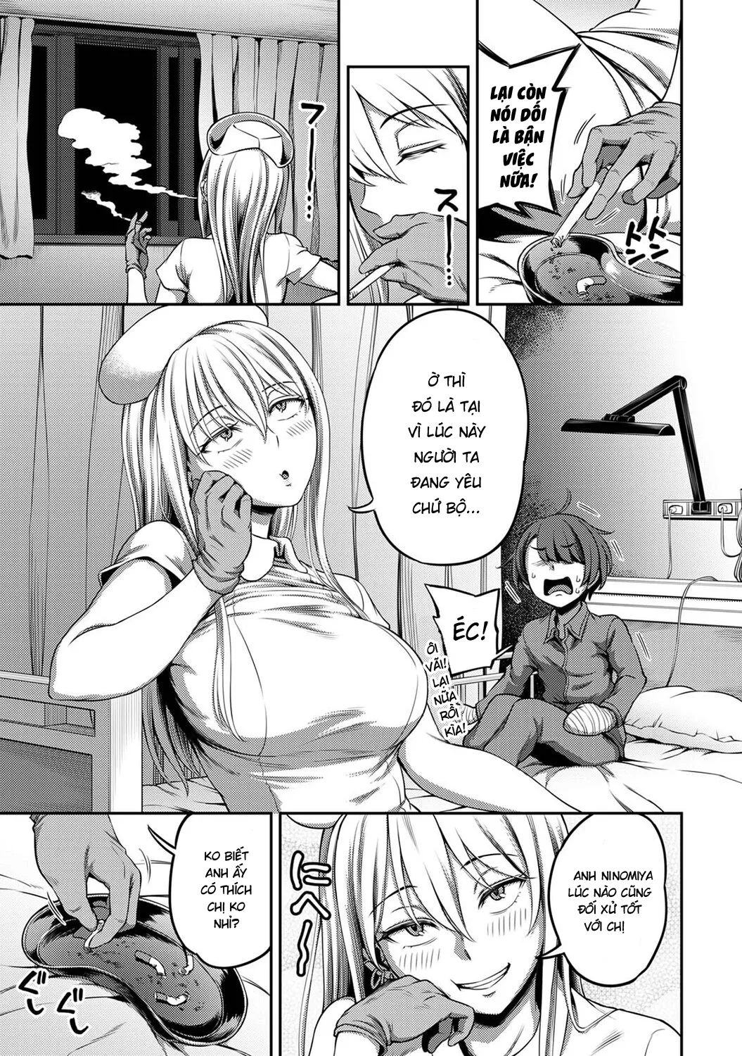 HentaiVN.net - Ảnh 25 - Khu chiết xuất tinh dịch [Sakusei Byoutou ~Seikaku Saiaku no Nurse shika Inai Byouin de Shasei Kanri Seikatsu~ ; Semen Extraction Ward ~Life in a hospital where a nurse with a cruel personality manages your orgasms~] - Yamaguchi chap 1