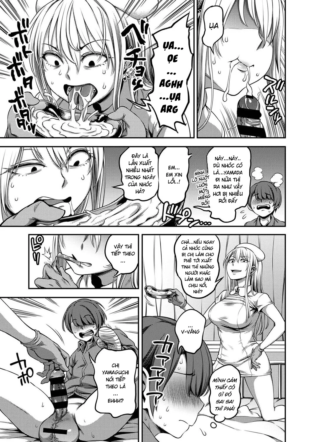 HentaiVN.net - Ảnh 33 - Khu chiết xuất tinh dịch [Sakusei Byoutou ~Seikaku Saiaku no Nurse shika Inai Byouin de Shasei Kanri Seikatsu~ ; Semen Extraction Ward ~Life in a hospital where a nurse with a cruel personality manages your orgasms~] - Yamaguchi chap 1