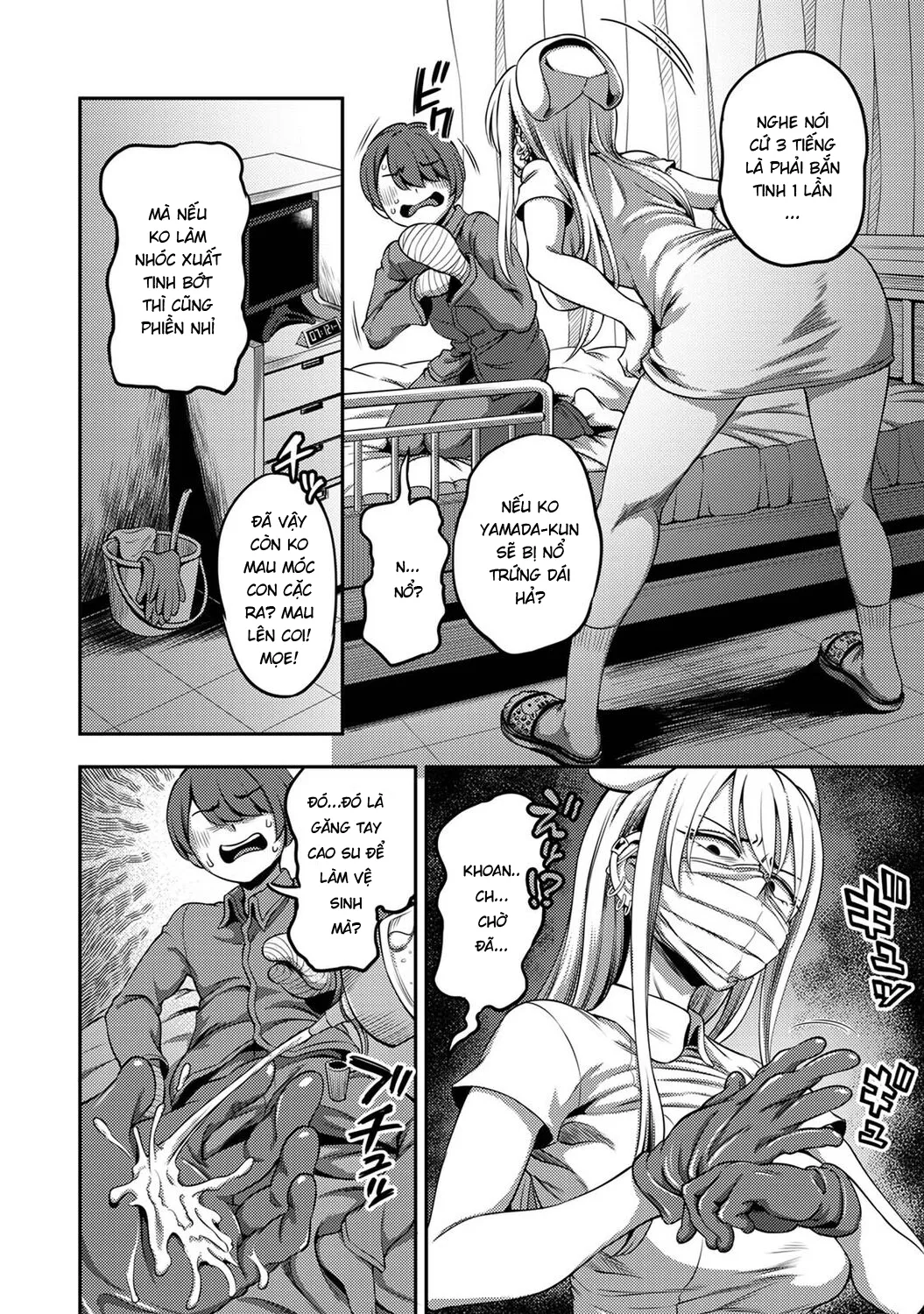 HentaiVN.net - Ảnh 8 - Khu chiết xuất tinh dịch [Sakusei Byoutou ~Seikaku Saiaku no Nurse shika Inai Byouin de Shasei Kanri Seikatsu~ ; Semen Extraction Ward ~Life in a hospital where a nurse with a cruel personality manages your orgasms~] - Yamaguchi chap 1