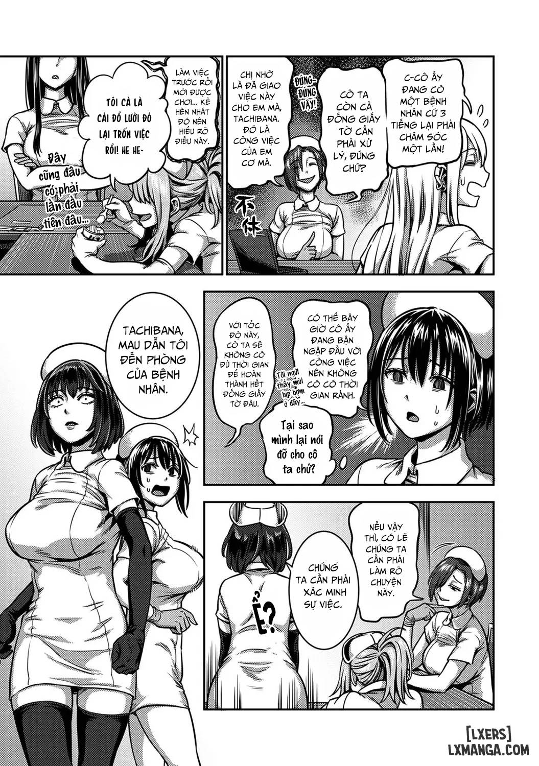 HentaiVN.net - Ảnh 10 - Khu chiết xuất tinh dịch [Sakusei Byoutou ~Seikaku Saiaku no Nurse shika Inai Byouin de Shasei Kanri Seikatsu~ ; Semen Extraction Ward ~Life in a hospital where a nurse with a cruel personality manages your orgasms~] - Chap 5 + 6 + 7: End.