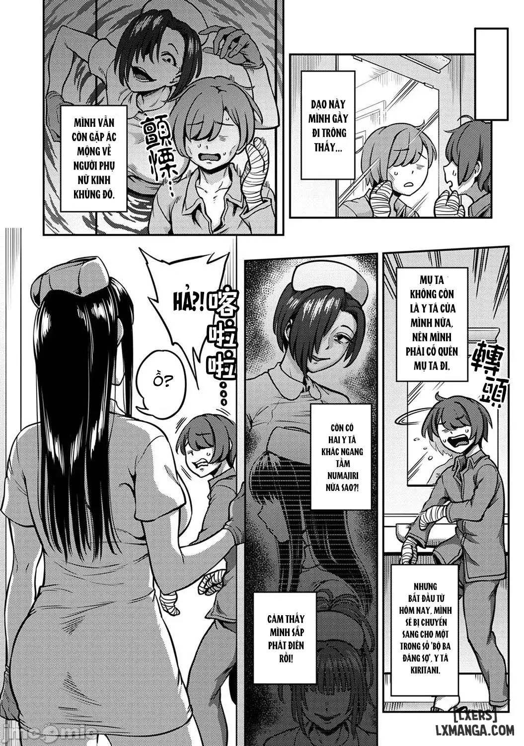 HentaiVN.net - Ảnh 109 - Khu chiết xuất tinh dịch [Sakusei Byoutou ~Seikaku Saiaku no Nurse shika Inai Byouin de Shasei Kanri Seikatsu~ ; Semen Extraction Ward ~Life in a hospital where a nurse with a cruel personality manages your orgasms~] - Chap 5 + 6 + 7: End.