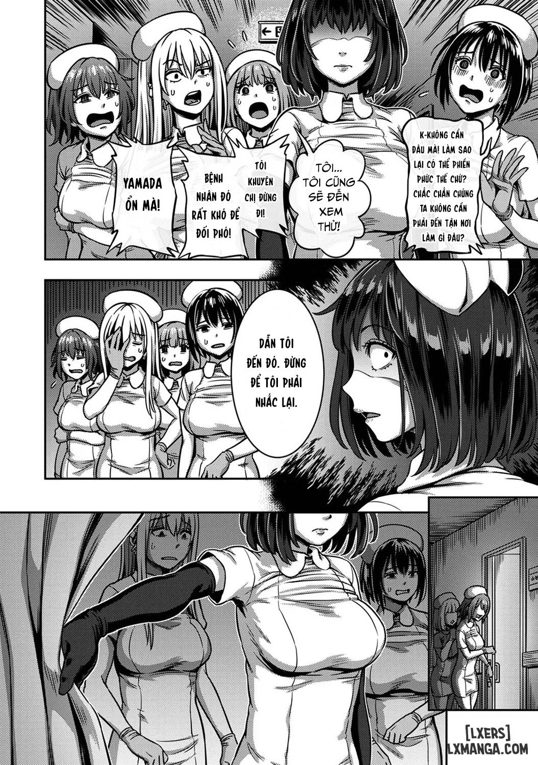 HentaiVN.net - Ảnh 11 - Khu chiết xuất tinh dịch [Sakusei Byoutou ~Seikaku Saiaku no Nurse shika Inai Byouin de Shasei Kanri Seikatsu~ ; Semen Extraction Ward ~Life in a hospital where a nurse with a cruel personality manages your orgasms~] - Chap 5 + 6 + 7: End.