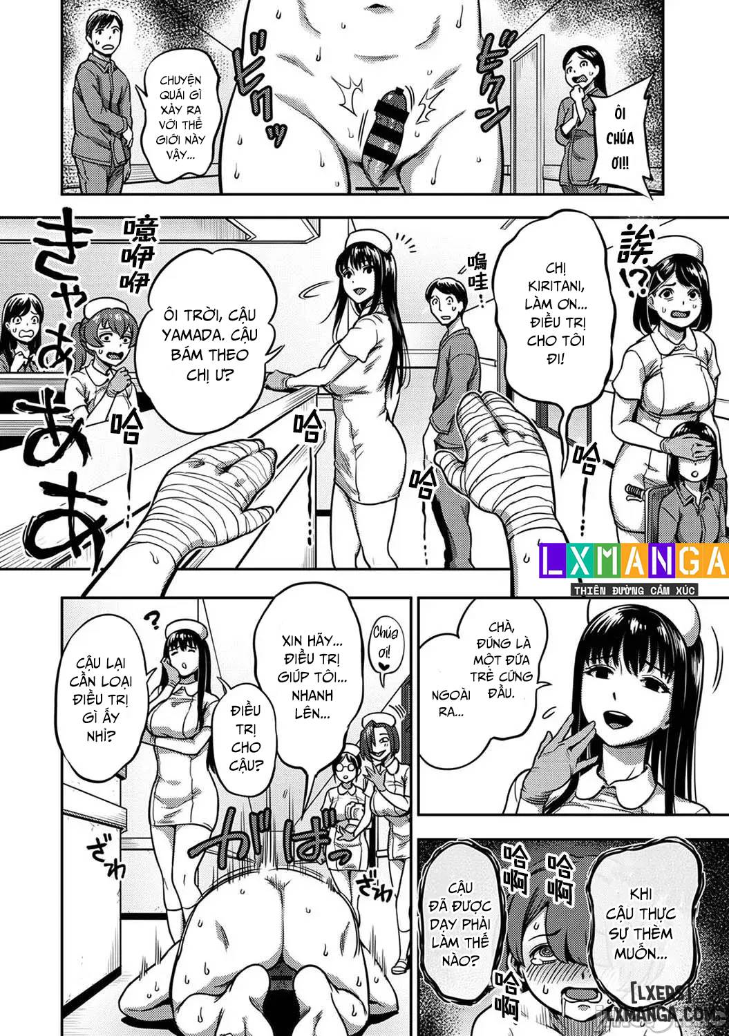 HentaiVN.net - Ảnh 125 - Khu chiết xuất tinh dịch [Sakusei Byoutou ~Seikaku Saiaku no Nurse shika Inai Byouin de Shasei Kanri Seikatsu~ ; Semen Extraction Ward ~Life in a hospital where a nurse with a cruel personality manages your orgasms~] - Chap 5 + 6 + 7: End.