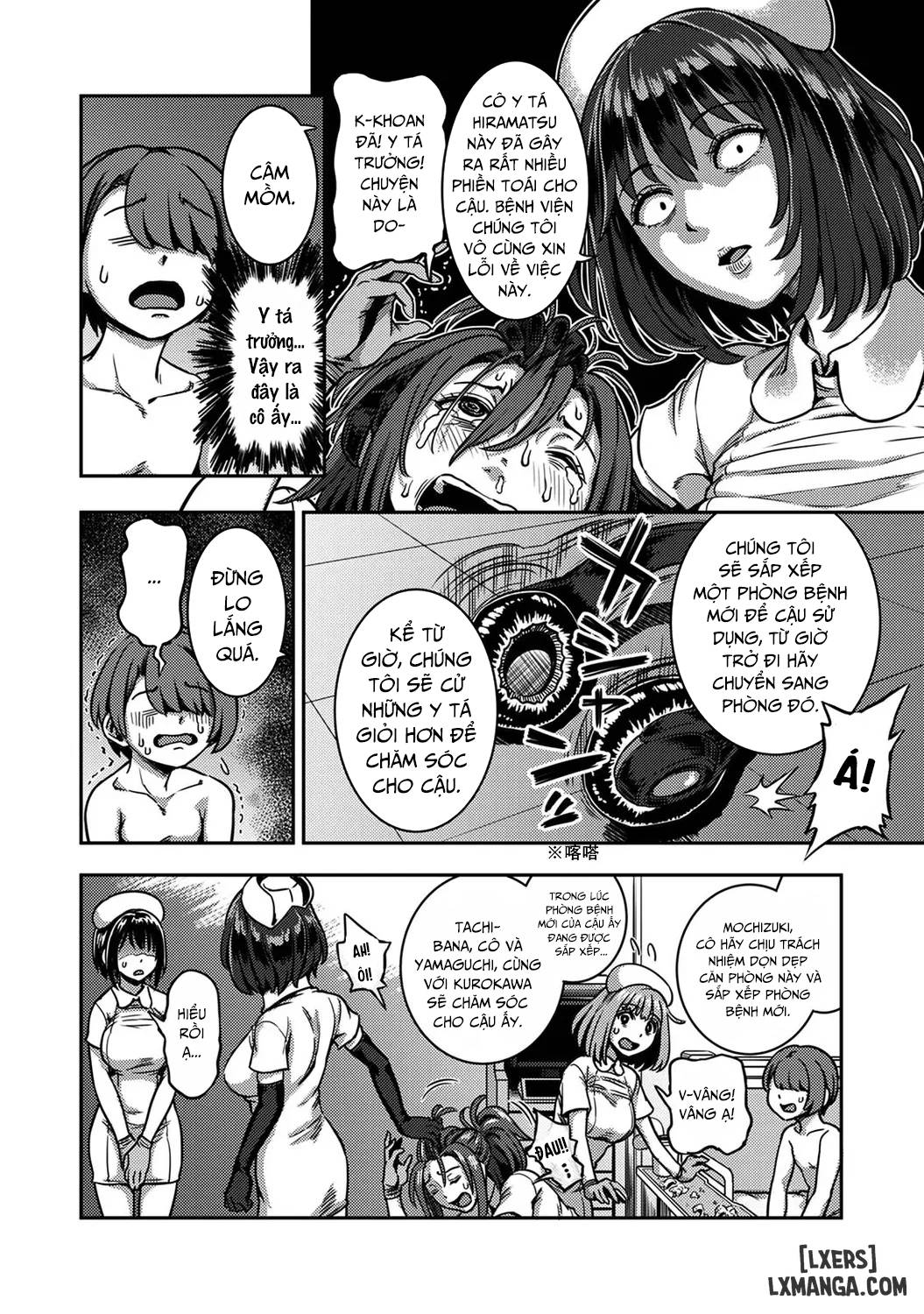 HentaiVN.net - Ảnh 13 - Khu chiết xuất tinh dịch [Sakusei Byoutou ~Seikaku Saiaku no Nurse shika Inai Byouin de Shasei Kanri Seikatsu~ ; Semen Extraction Ward ~Life in a hospital where a nurse with a cruel personality manages your orgasms~] - Chap 5 + 6 + 7: End.