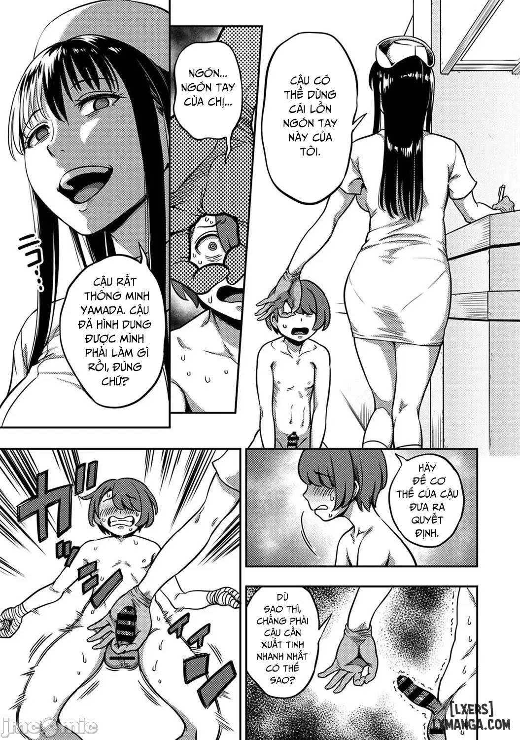 HentaiVN.net - Ảnh 130 - Khu chiết xuất tinh dịch [Sakusei Byoutou ~Seikaku Saiaku no Nurse shika Inai Byouin de Shasei Kanri Seikatsu~ ; Semen Extraction Ward ~Life in a hospital where a nurse with a cruel personality manages your orgasms~] - Chap 5 + 6 + 7: End.