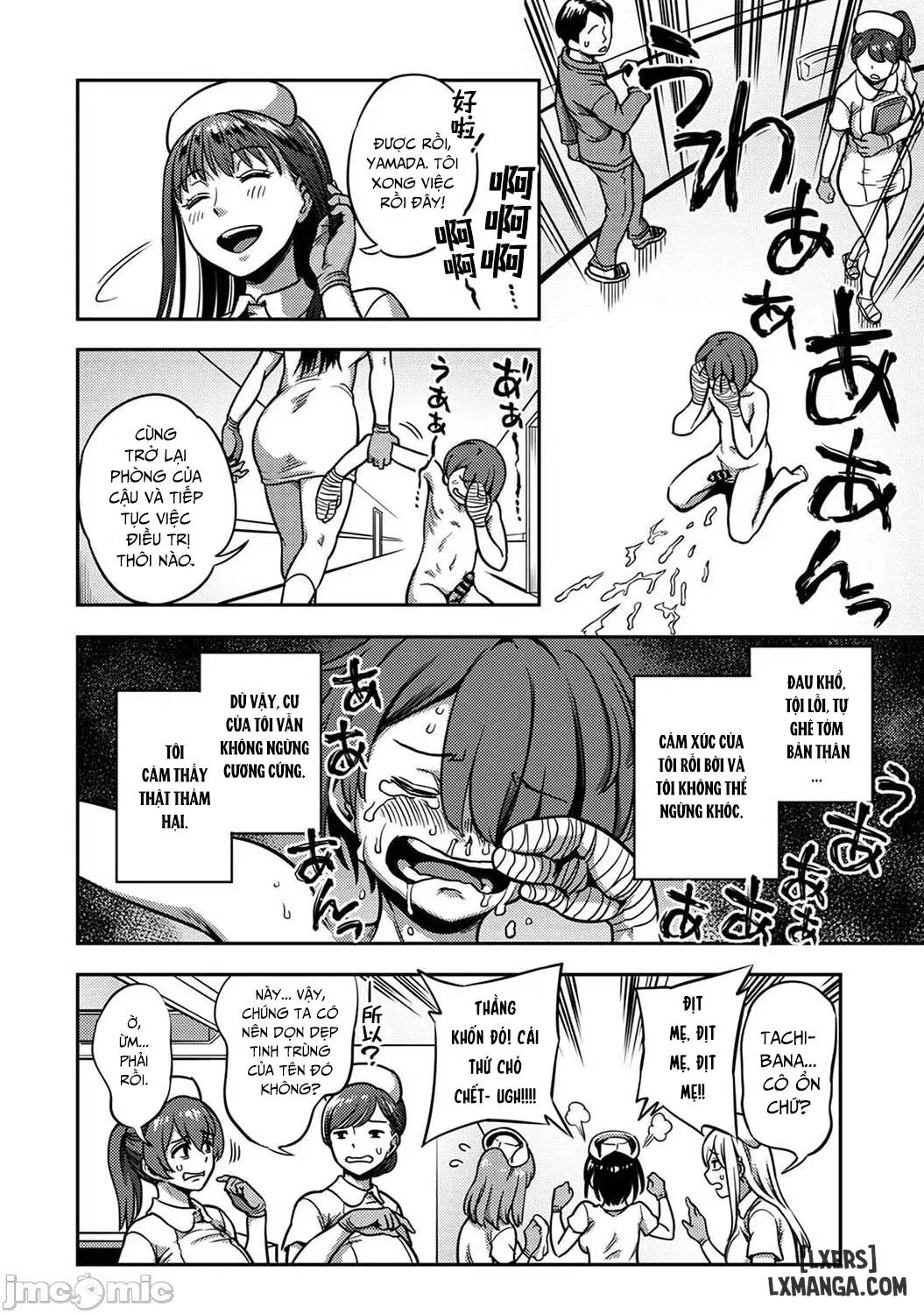 HentaiVN.net - Ảnh 133 - Khu chiết xuất tinh dịch [Sakusei Byoutou ~Seikaku Saiaku no Nurse shika Inai Byouin de Shasei Kanri Seikatsu~ ; Semen Extraction Ward ~Life in a hospital where a nurse with a cruel personality manages your orgasms~] - Chap 5 + 6 + 7: End.