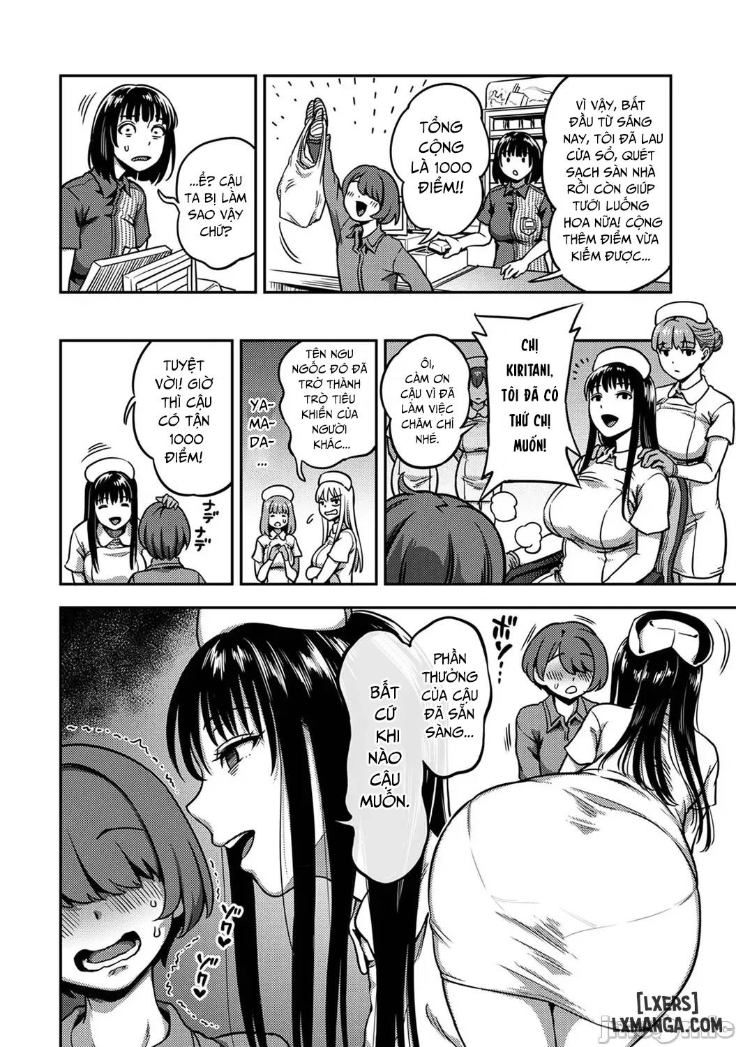 HentaiVN.net - Ảnh 145 - Khu chiết xuất tinh dịch [Sakusei Byoutou ~Seikaku Saiaku no Nurse shika Inai Byouin de Shasei Kanri Seikatsu~ ; Semen Extraction Ward ~Life in a hospital where a nurse with a cruel personality manages your orgasms~] - Chap 5 + 6 + 7: End.