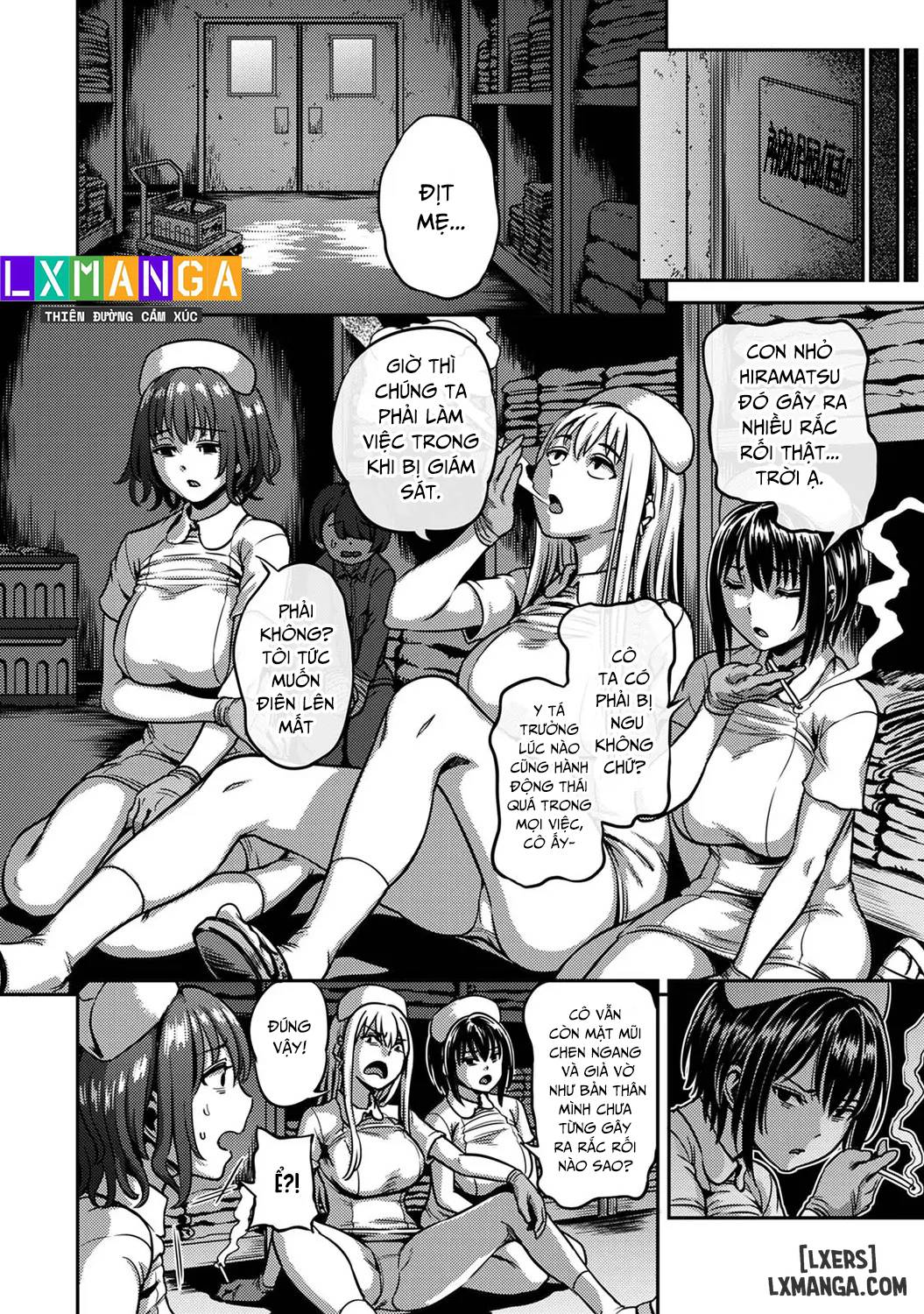 HentaiVN.net - Ảnh 15 - Khu chiết xuất tinh dịch [Sakusei Byoutou ~Seikaku Saiaku no Nurse shika Inai Byouin de Shasei Kanri Seikatsu~ ; Semen Extraction Ward ~Life in a hospital where a nurse with a cruel personality manages your orgasms~] - Chap 5 + 6 + 7: End.