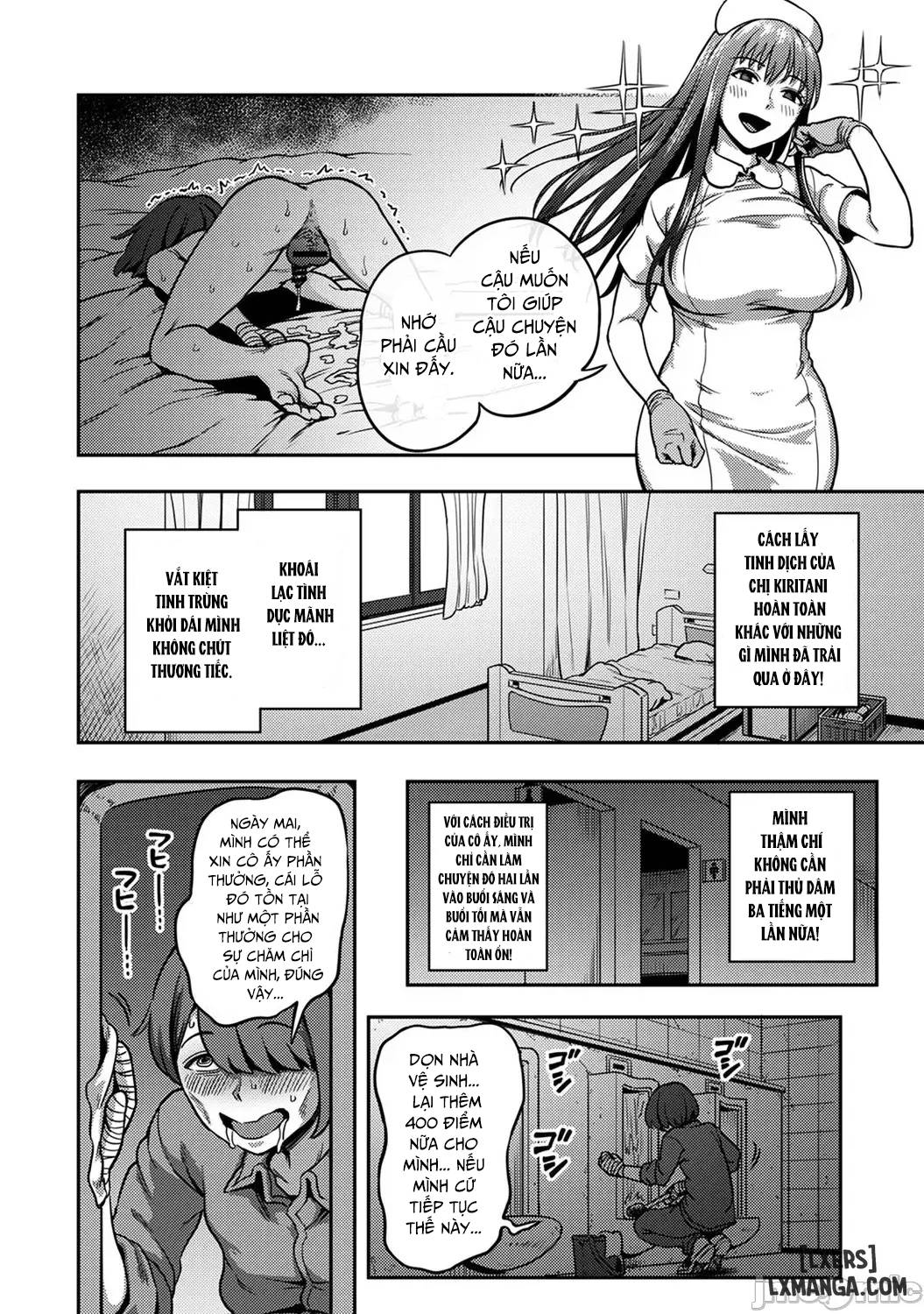 HentaiVN.net - Ảnh 151 - Khu chiết xuất tinh dịch [Sakusei Byoutou ~Seikaku Saiaku no Nurse shika Inai Byouin de Shasei Kanri Seikatsu~ ; Semen Extraction Ward ~Life in a hospital where a nurse with a cruel personality manages your orgasms~] - Chap 5 + 6 + 7: End.