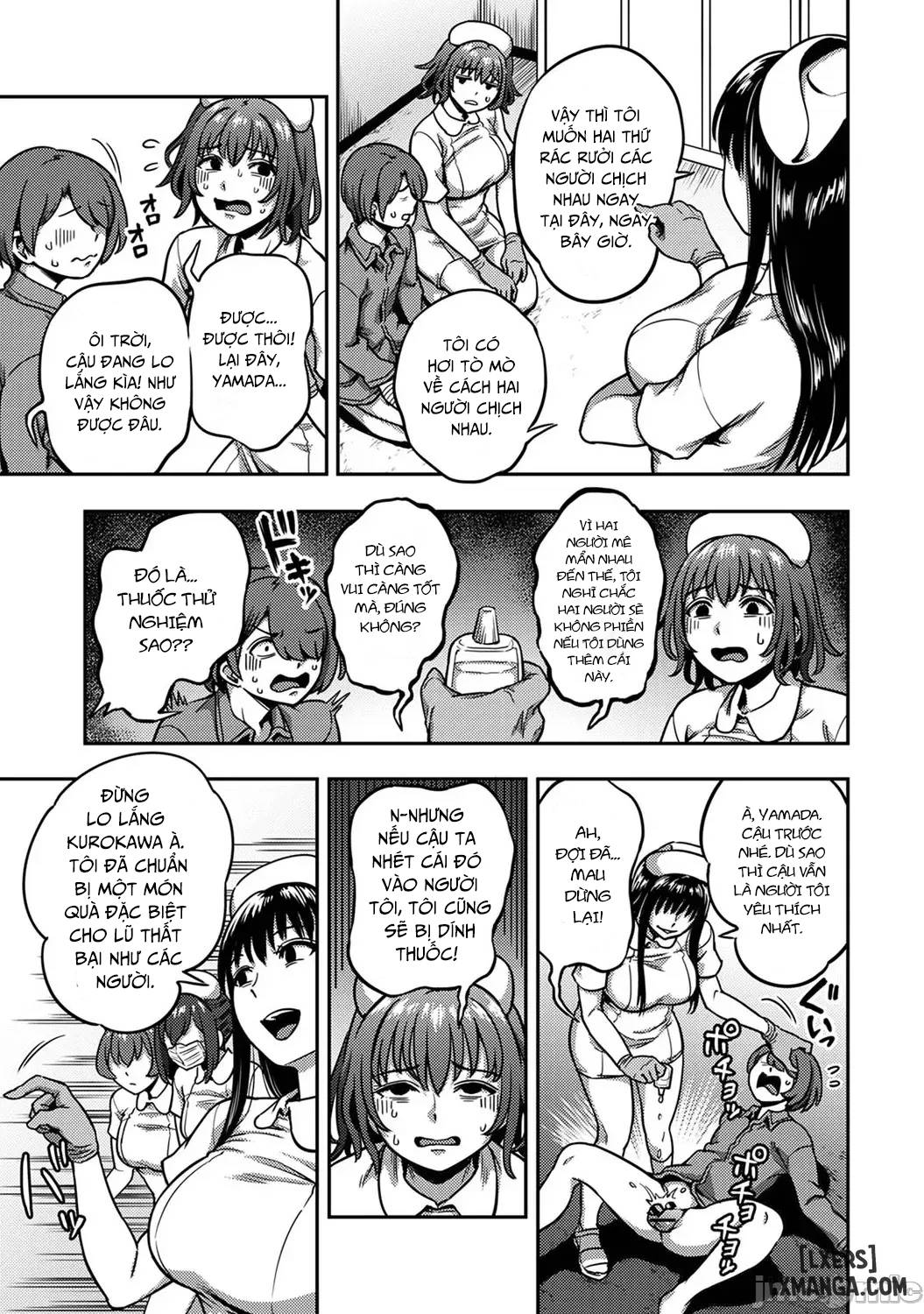 HentaiVN.net - Ảnh 160 - Khu chiết xuất tinh dịch [Sakusei Byoutou ~Seikaku Saiaku no Nurse shika Inai Byouin de Shasei Kanri Seikatsu~ ; Semen Extraction Ward ~Life in a hospital where a nurse with a cruel personality manages your orgasms~] - Chap 5 + 6 + 7: End.