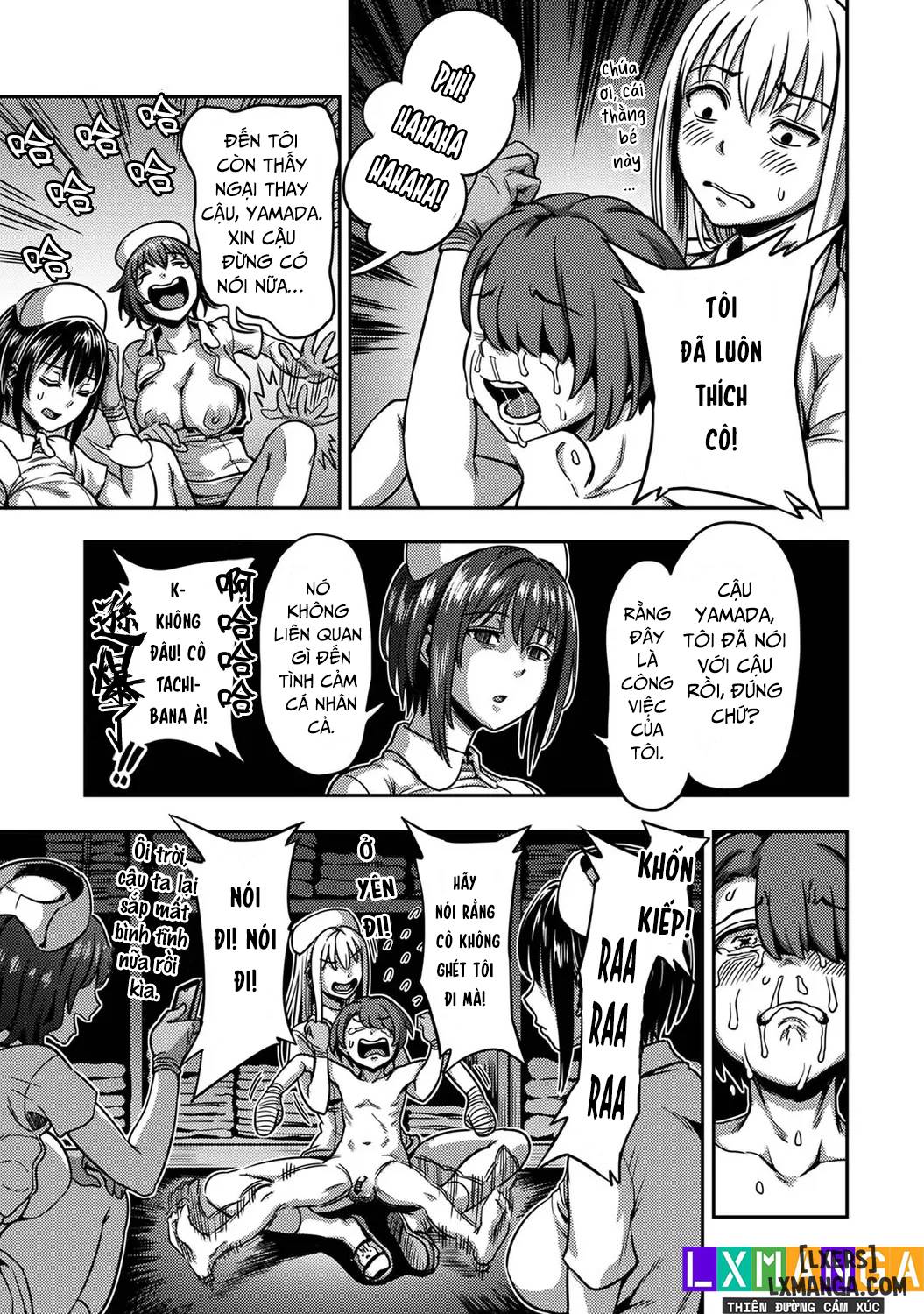 HentaiVN.net - Ảnh 30 - Khu chiết xuất tinh dịch [Sakusei Byoutou ~Seikaku Saiaku no Nurse shika Inai Byouin de Shasei Kanri Seikatsu~ ; Semen Extraction Ward ~Life in a hospital where a nurse with a cruel personality manages your orgasms~] - Chap 5 + 6 + 7: End.