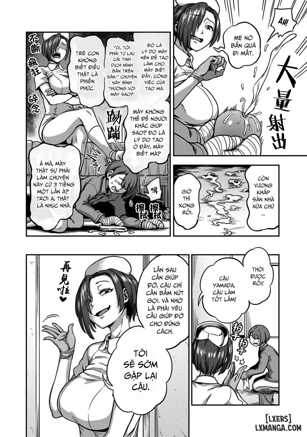 HentaiVN.net - Ảnh 46 - Khu chiết xuất tinh dịch [Sakusei Byoutou ~Seikaku Saiaku no Nurse shika Inai Byouin de Shasei Kanri Seikatsu~ ; Semen Extraction Ward ~Life in a hospital where a nurse with a cruel personality manages your orgasms~] - Chap 5 + 6 + 7: End.