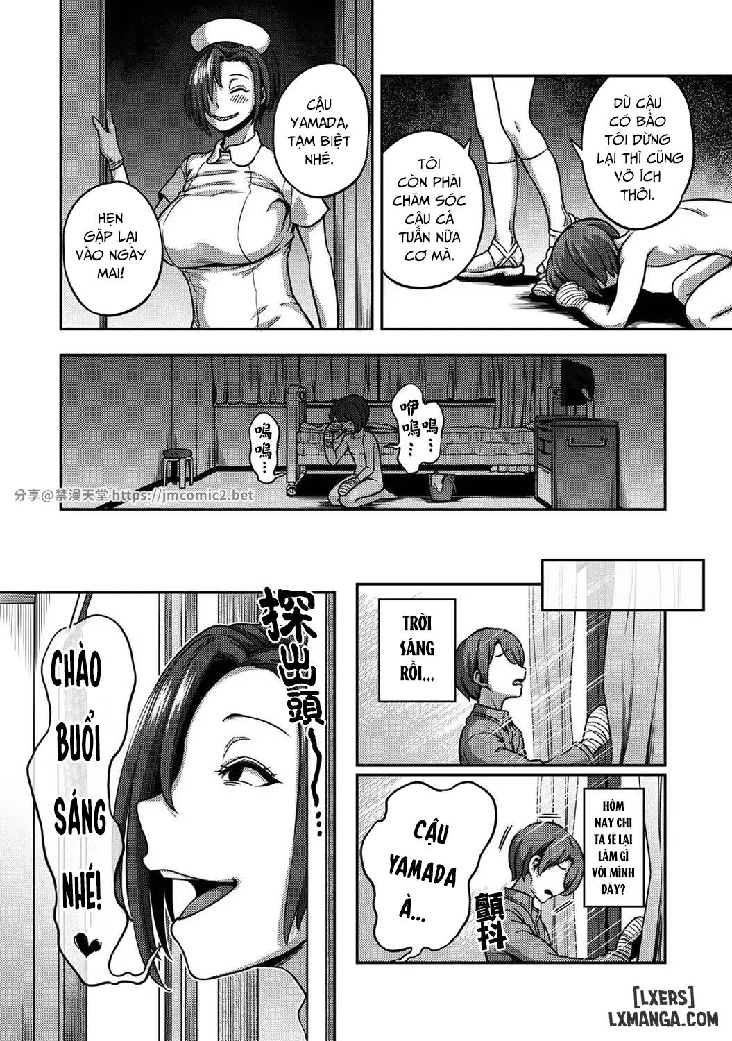 HentaiVN.net - Ảnh 52 - Khu chiết xuất tinh dịch [Sakusei Byoutou ~Seikaku Saiaku no Nurse shika Inai Byouin de Shasei Kanri Seikatsu~ ; Semen Extraction Ward ~Life in a hospital where a nurse with a cruel personality manages your orgasms~] - Chap 5 + 6 + 7: End.