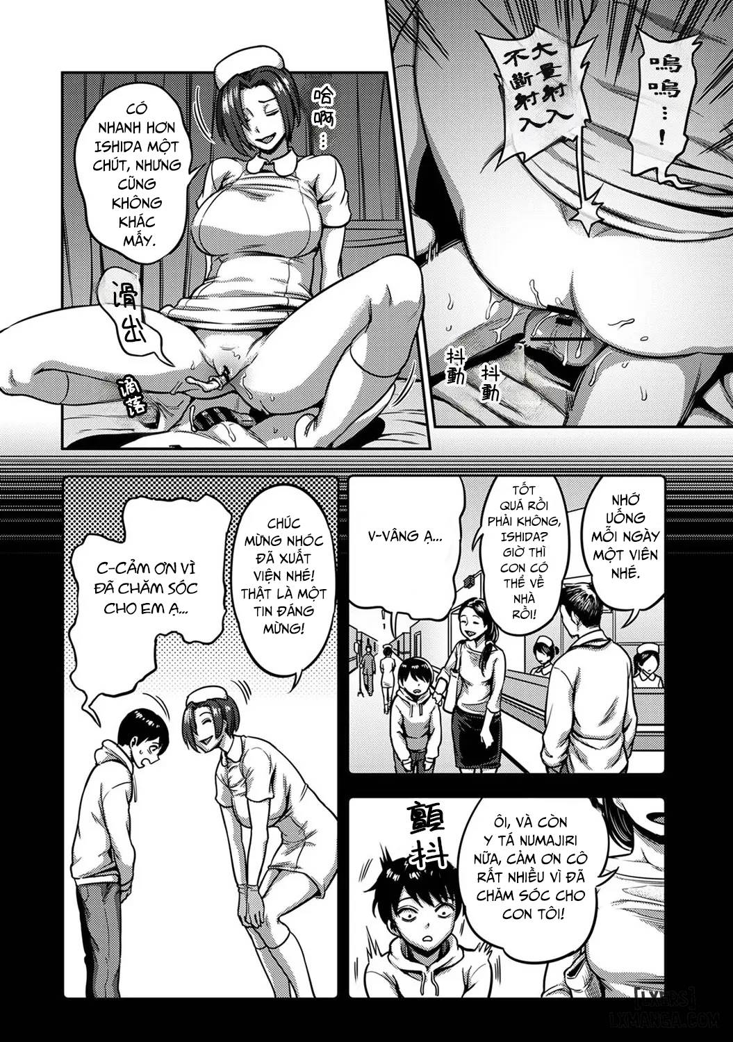 HentaiVN.net - Ảnh 79 - Khu chiết xuất tinh dịch [Sakusei Byoutou ~Seikaku Saiaku no Nurse shika Inai Byouin de Shasei Kanri Seikatsu~ ; Semen Extraction Ward ~Life in a hospital where a nurse with a cruel personality manages your orgasms~] - Chap 5 + 6 + 7: End.