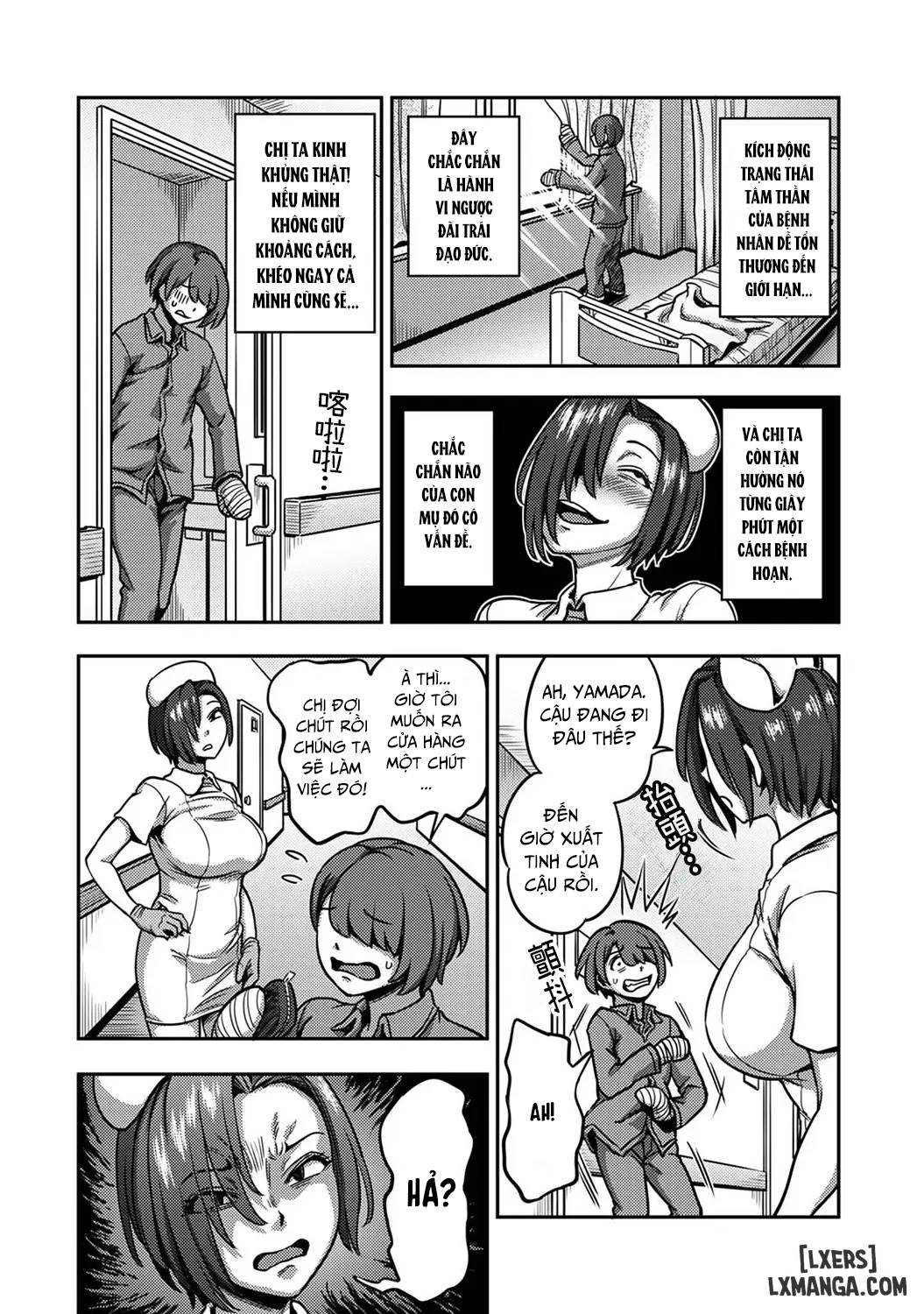 HentaiVN.net - Ảnh 81 - Khu chiết xuất tinh dịch [Sakusei Byoutou ~Seikaku Saiaku no Nurse shika Inai Byouin de Shasei Kanri Seikatsu~ ; Semen Extraction Ward ~Life in a hospital where a nurse with a cruel personality manages your orgasms~] - Chap 5 + 6 + 7: End.