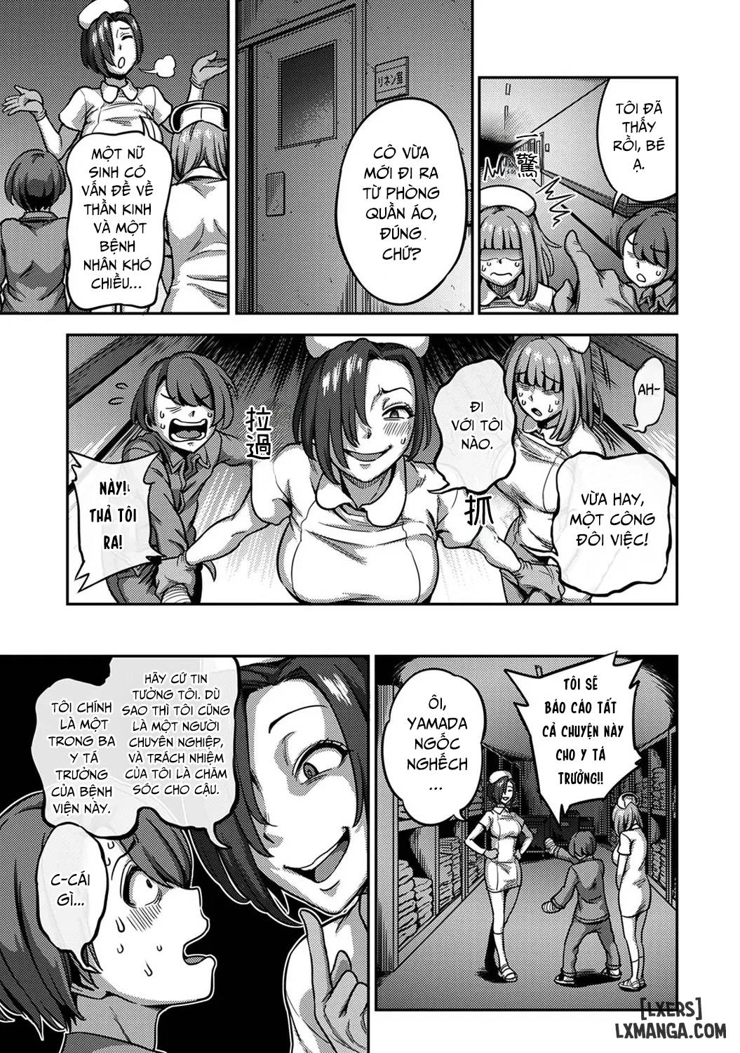 HentaiVN.net - Ảnh 90 - Khu chiết xuất tinh dịch [Sakusei Byoutou ~Seikaku Saiaku no Nurse shika Inai Byouin de Shasei Kanri Seikatsu~ ; Semen Extraction Ward ~Life in a hospital where a nurse with a cruel personality manages your orgasms~] - Chap 5 + 6 + 7: End.